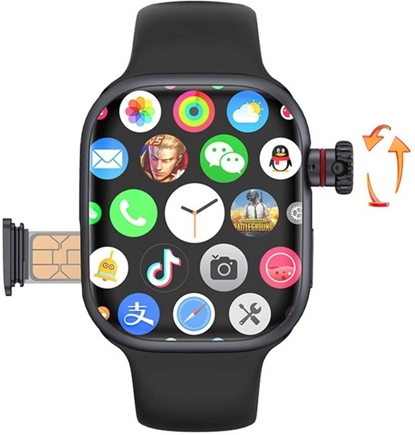 SEHUB Premium S9 4G Smartwatch with Camera - Image 1