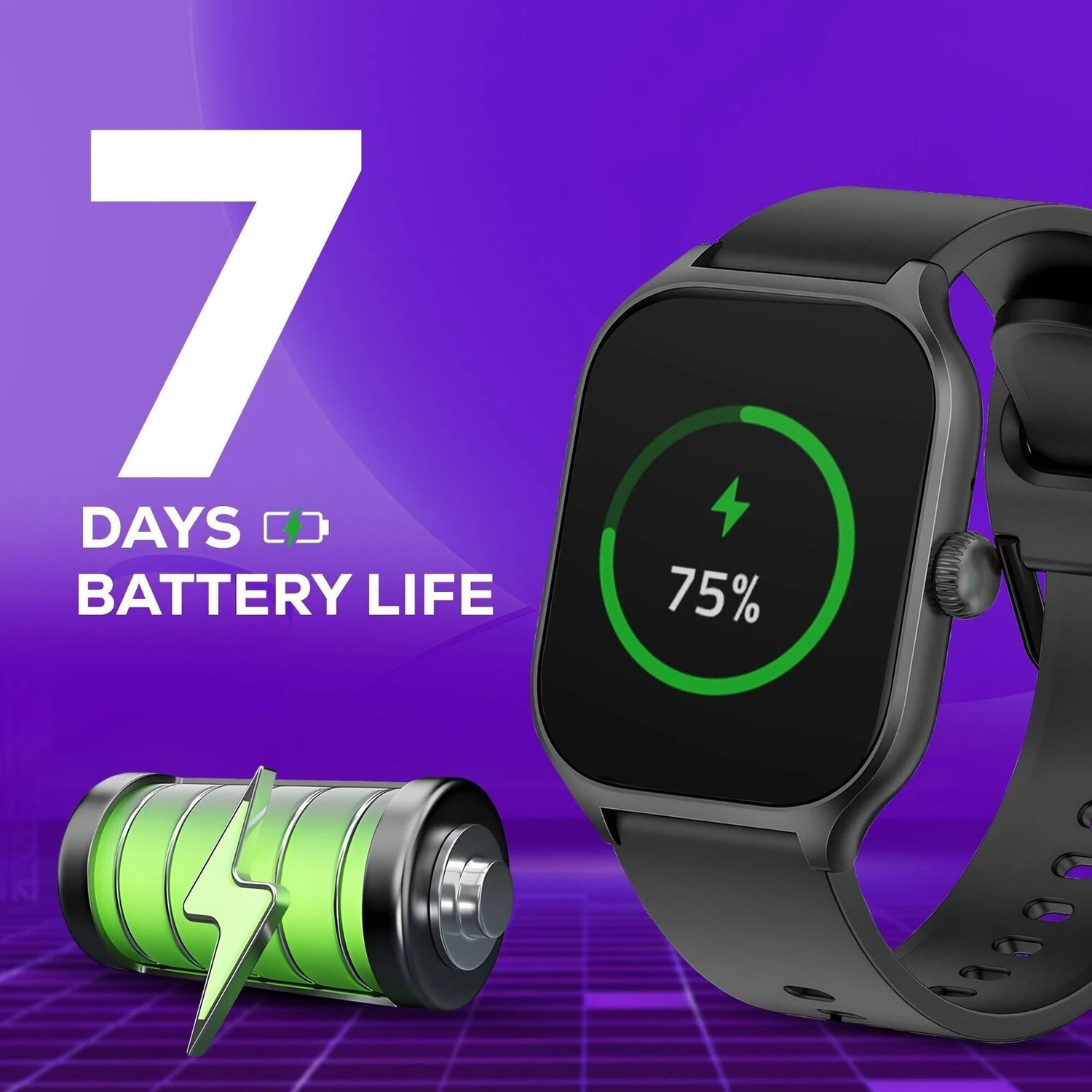 Image of TECHIO H9 -A1 Full Screen Touch Watch Specially Made for Girl & Women Smartwatch