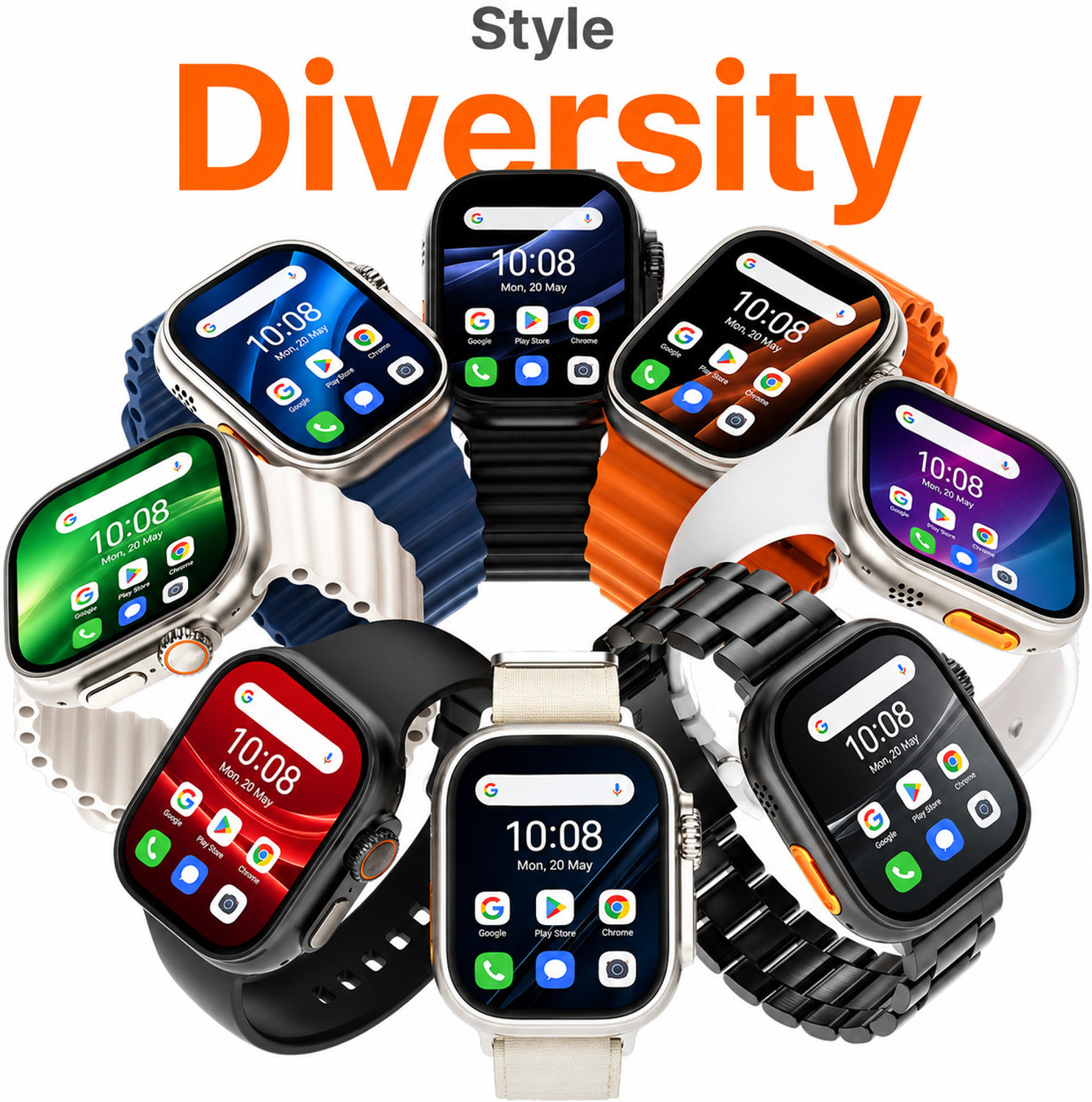 Image of DOPEHUMANS Premium 5G Smartwatch with Premium Finish, 16GB Storage & Elegant Design Smartwatch