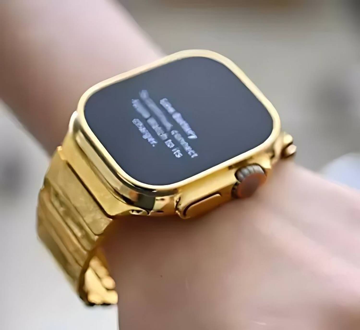ATSK HUB S9 Ultra gold Touch Watch with 25+ New Features Health M
