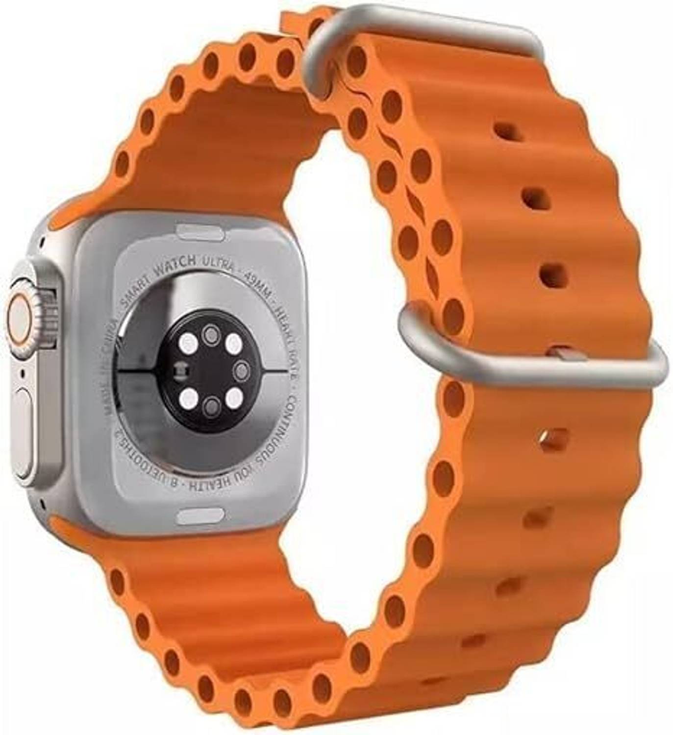 Skeptron T800 ultra smart watch Smartwatch Smartwatch (Orange Str