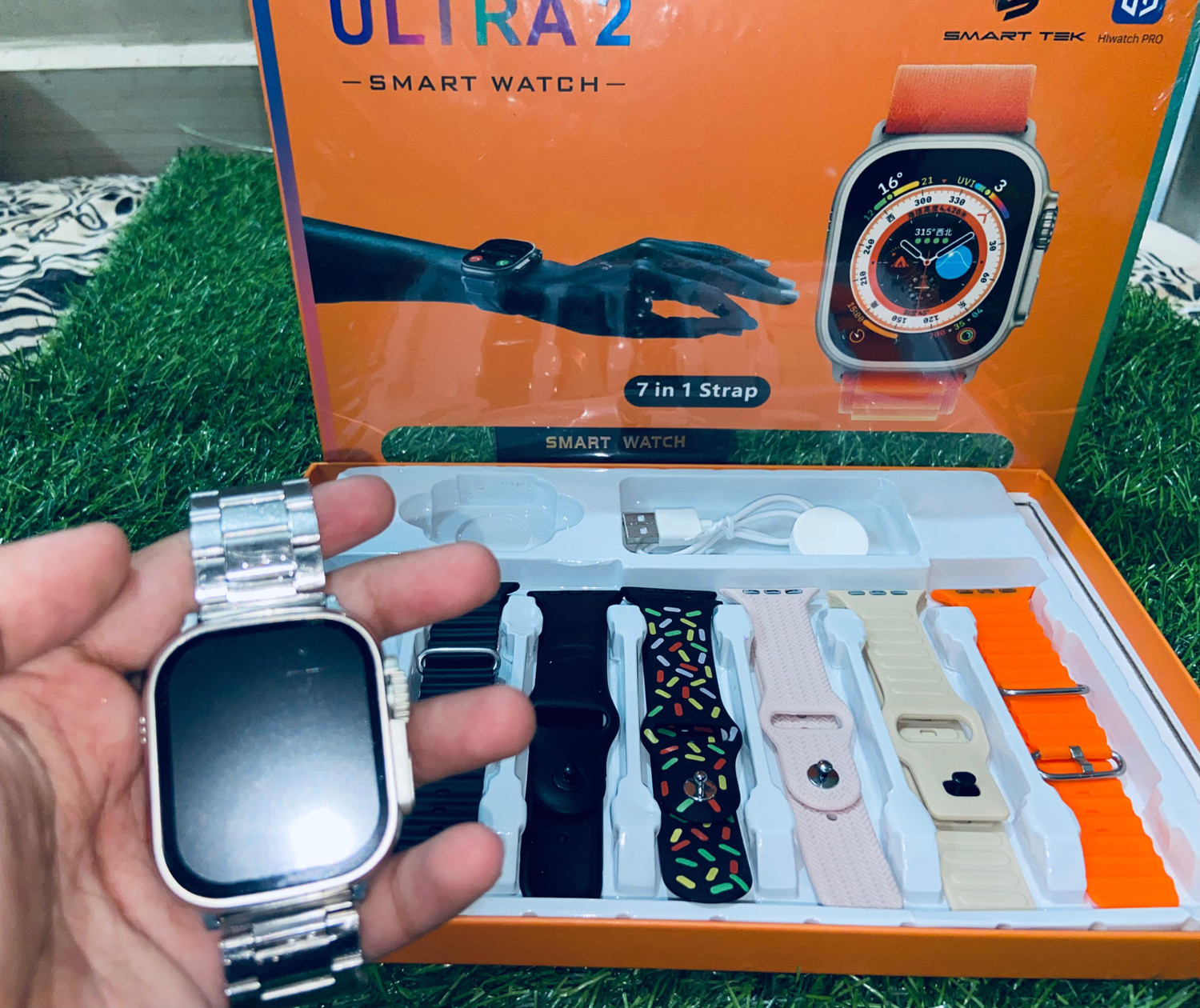 Image of zdea New 7 in 1 ULTRA 4G Smart Watch Wifi GPS 4G Network T800 Smartwatch