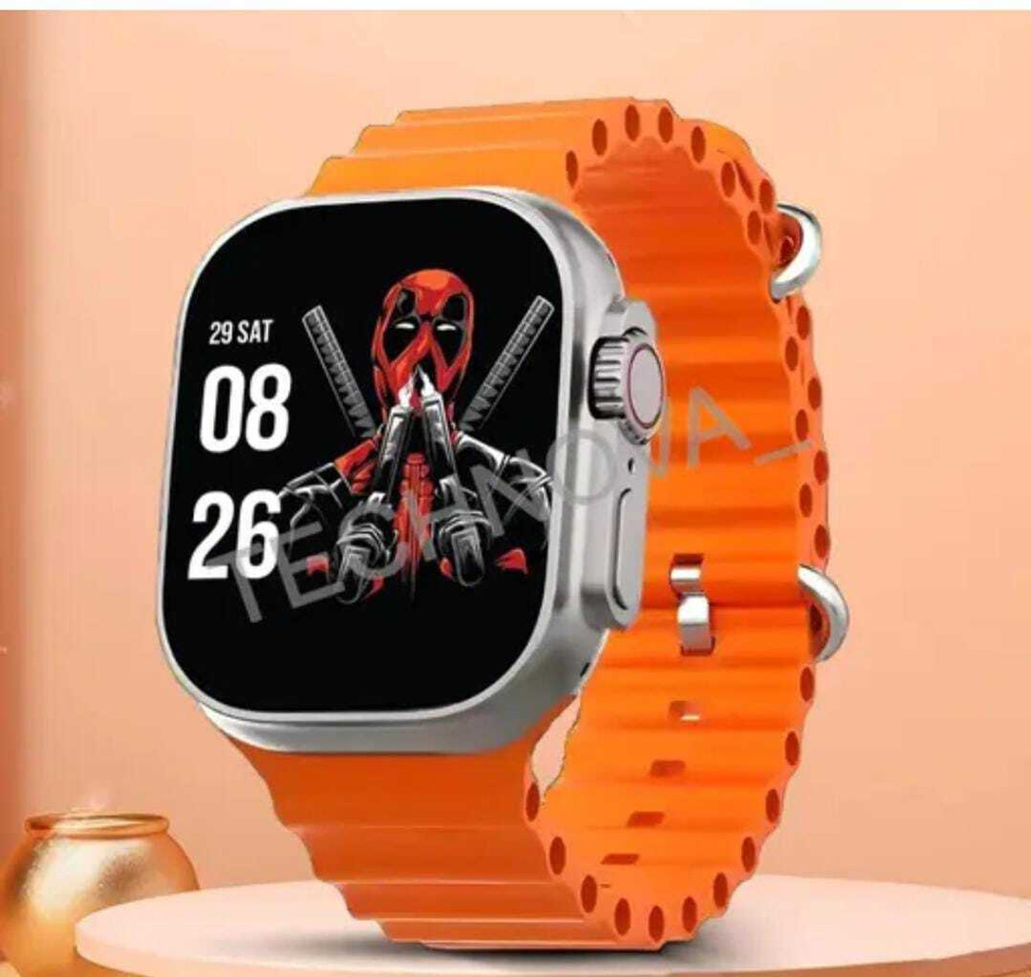Image of Onikuma T800 BT watch 2in Big Screen Sunlight Proof Display Music Play Insta WA Notifier Smartwatch