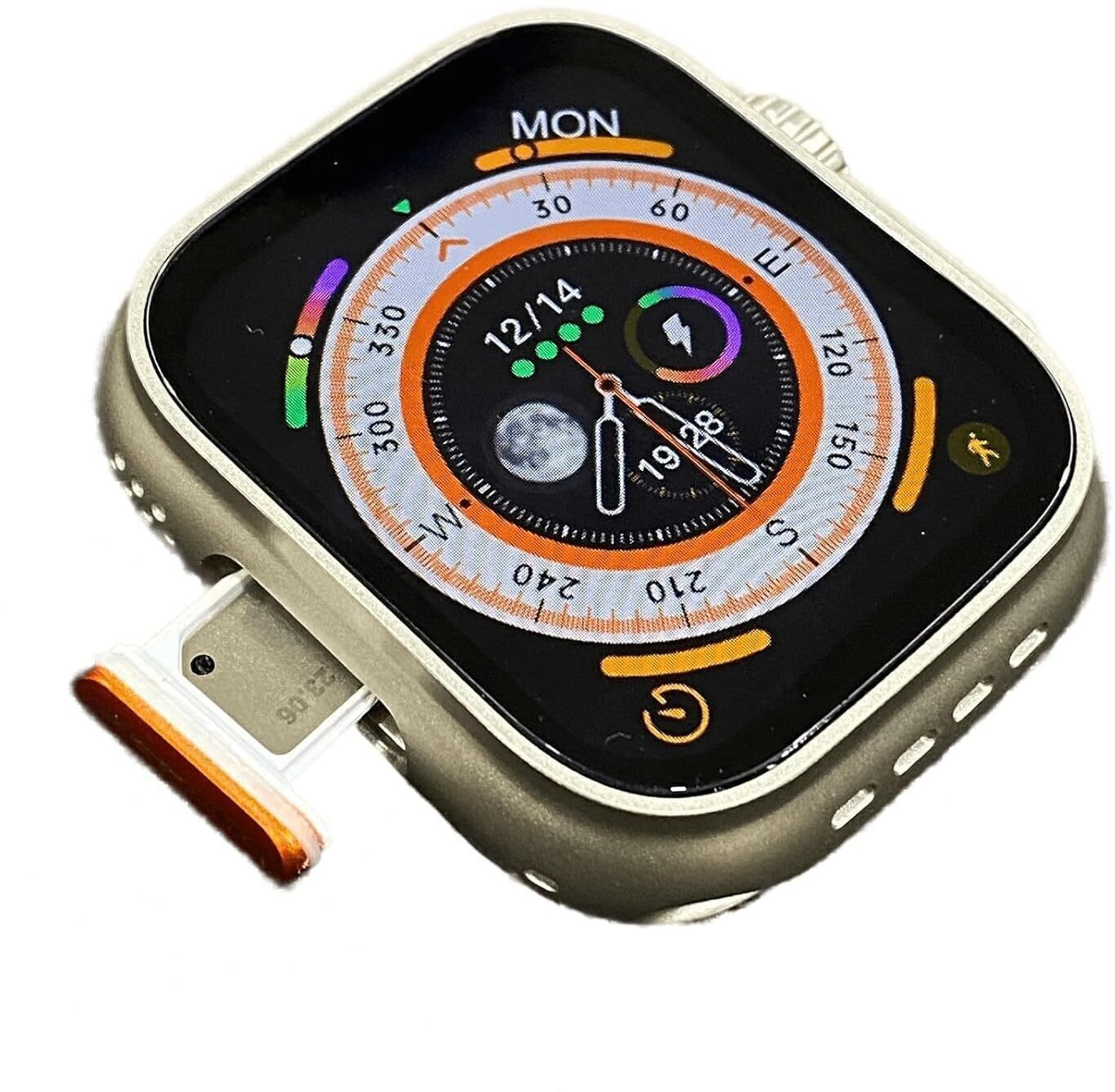 Image of Cubonic S8 Ultra Smart Watch with 4G SIM Card App Store Working Smartwatch