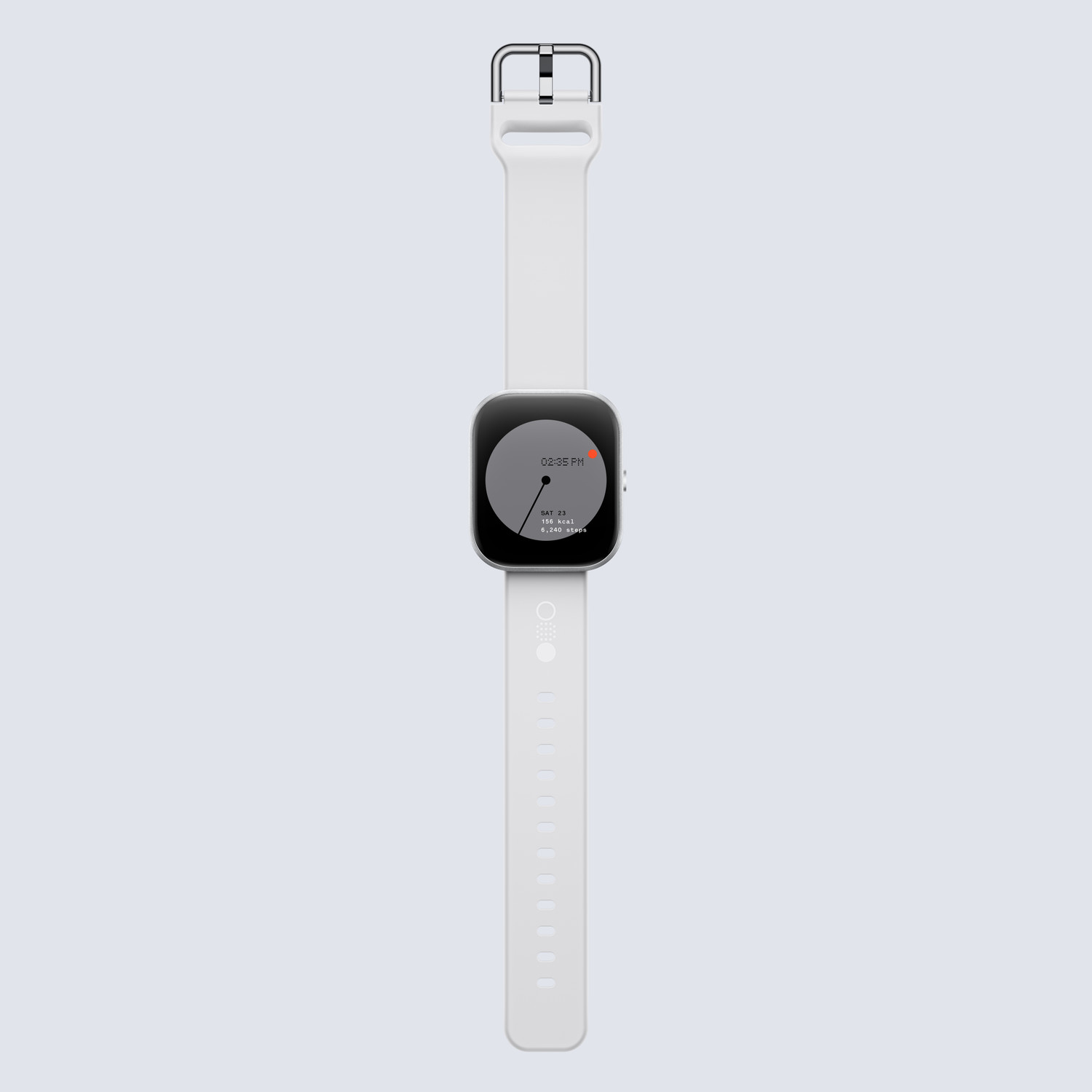 Image of CMF by Nothing Watch Pro, 1.96 AMOLED,BT calling with AI reduction, GPS, Metallic Grey Smartwatch