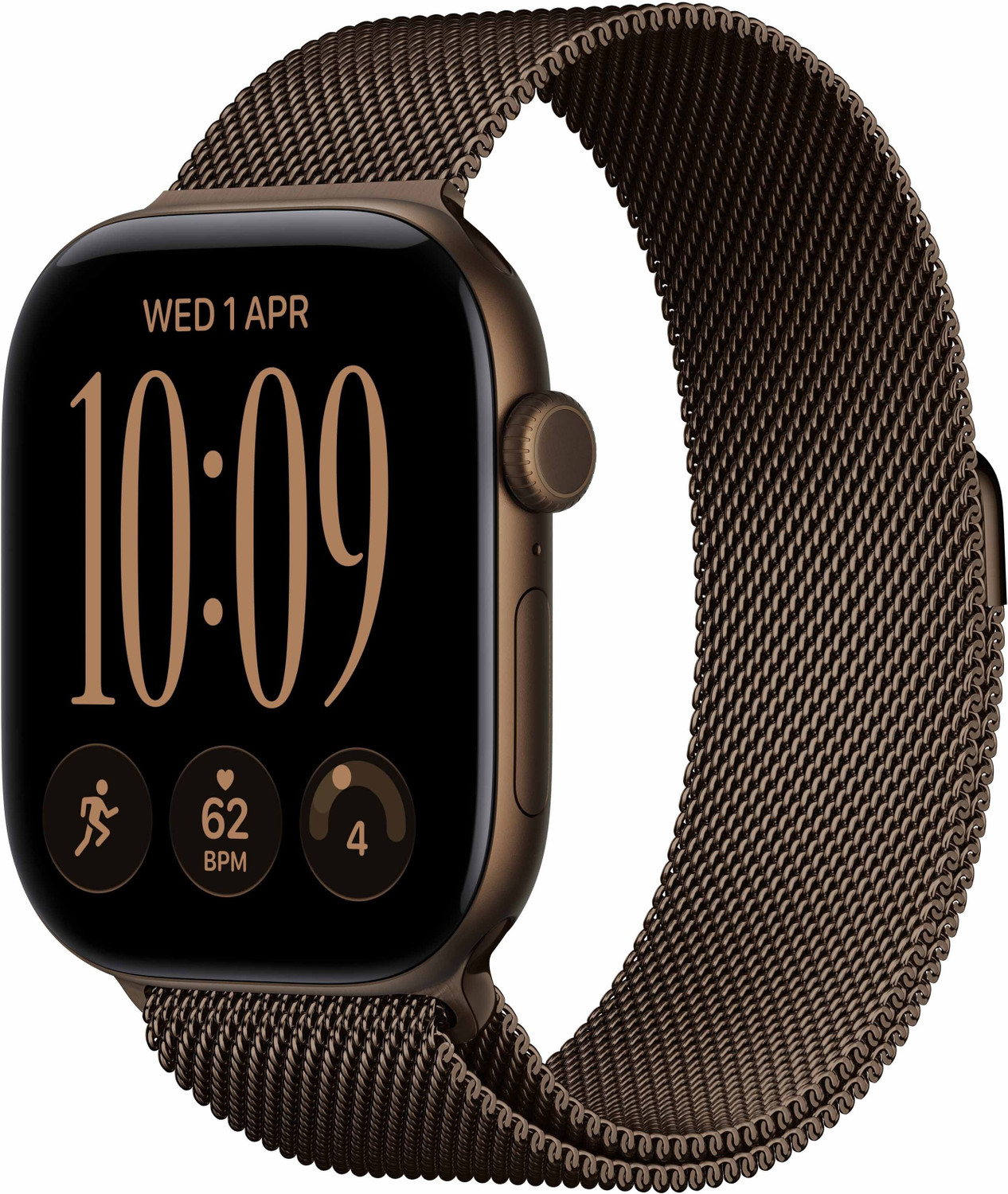 Image of Apple Watch Series 12 GPS+Cellular 46mm Aluminium Case with Milanese Loop - M /L