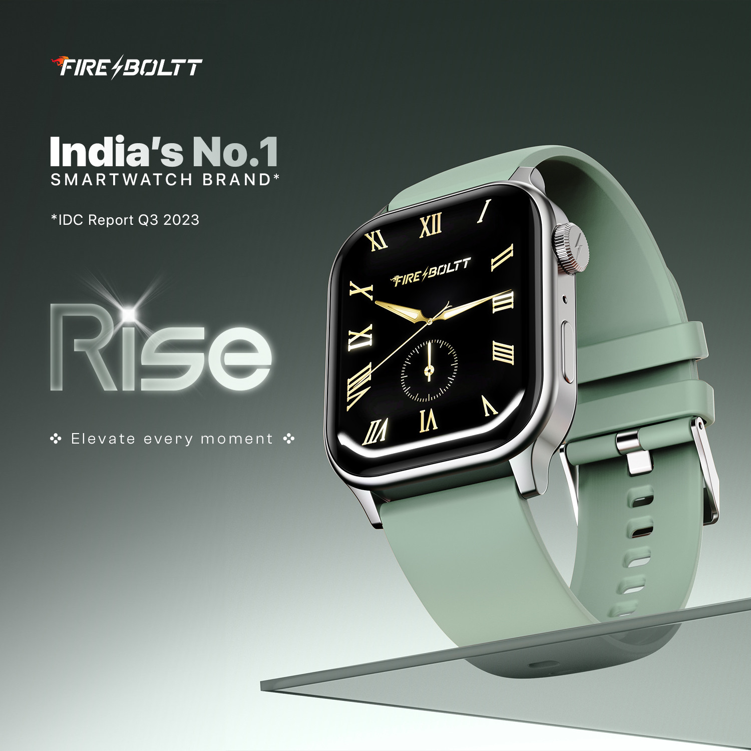 Image of Fire-Boltt Rise Bluetooth Calling 47mm (1.85) & Rotating Crown, 123 Sports Smartwatch