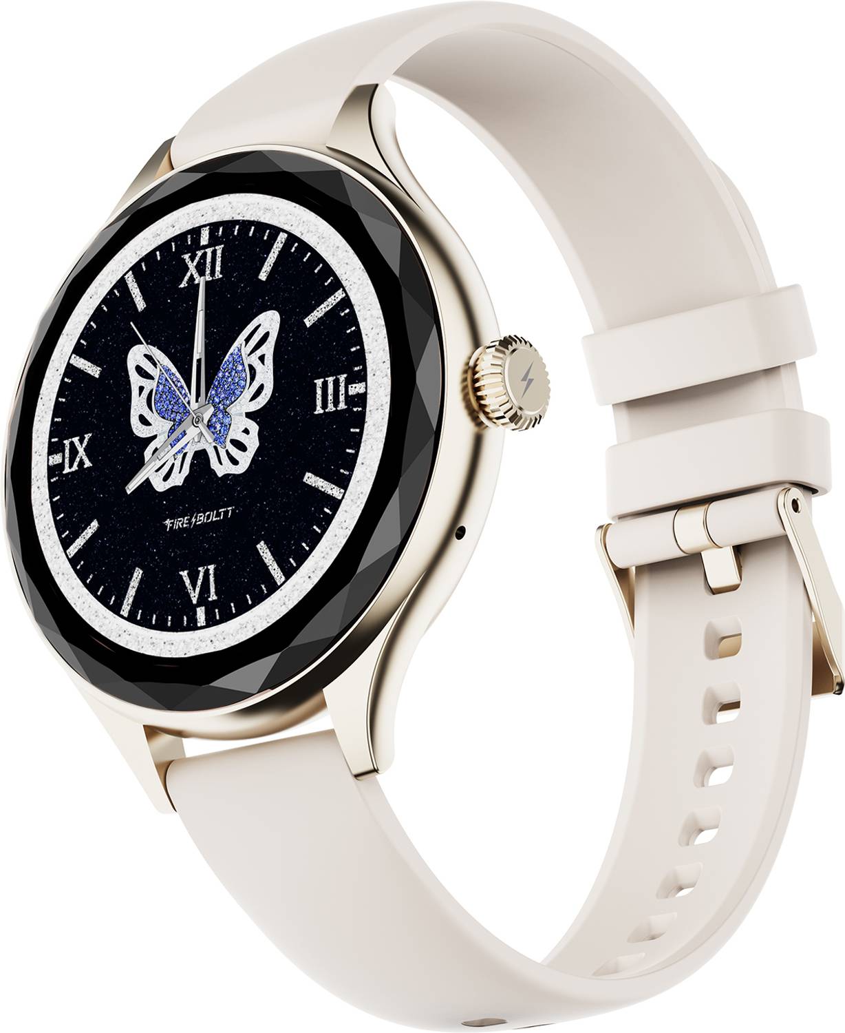 Fire-Boltt Hurricane Aura 1.26HD Display Diamond Cut Rotating Cro