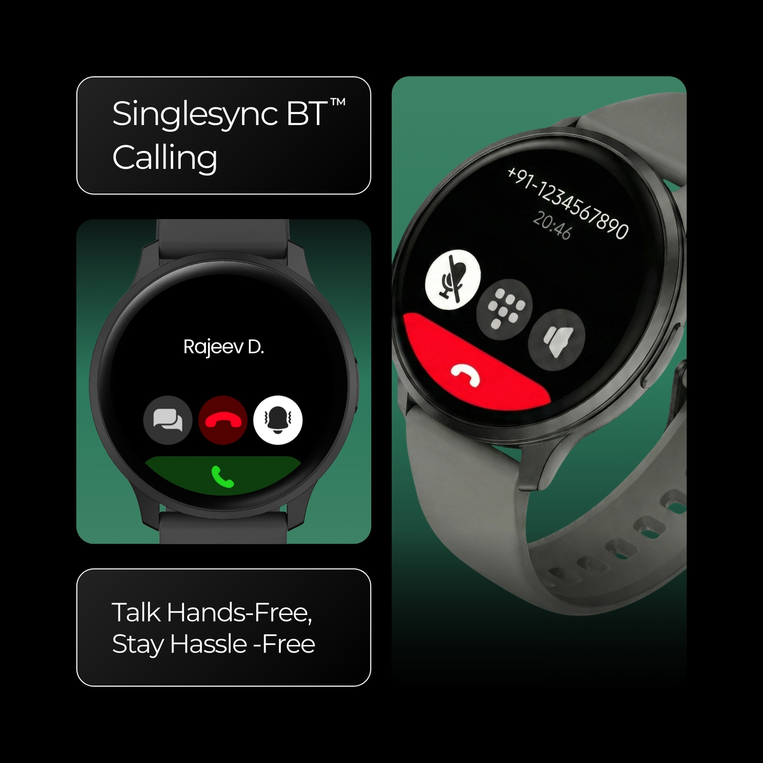 Image of Fastrack Jupiter R3 BT Calling | Premium Round Dial | Fast Charging | 5 days Battery Smartwatch