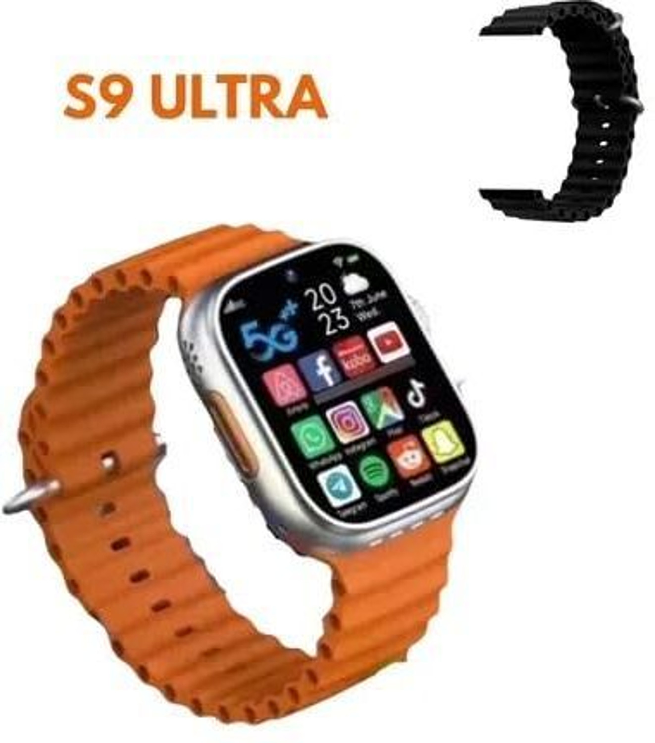 Image of SEHUB Dual Camera S9 Ultra 5G Smartwatch SIM | 2.0 inch AMOLED | 4GB RAM 64GB Smartwatch