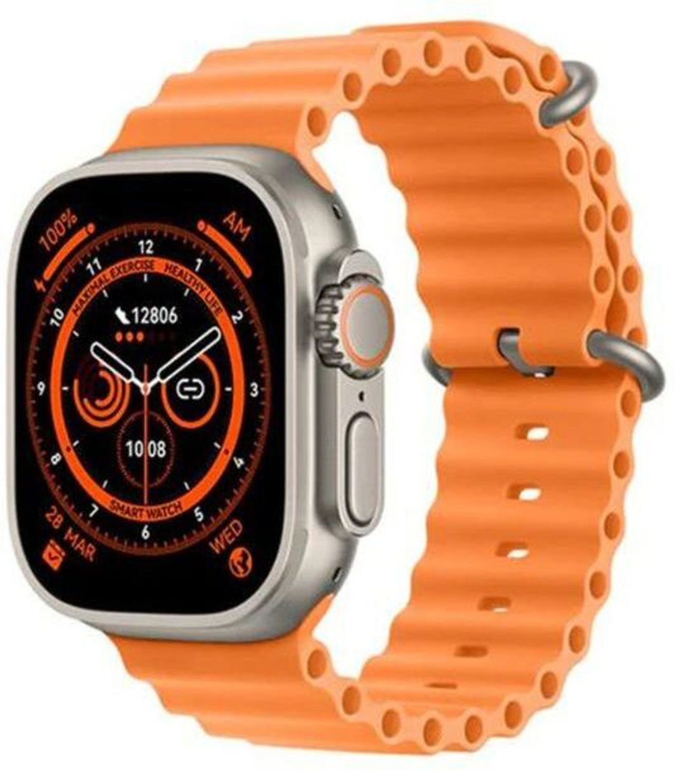 Image of Onikuma T800 BT watch 2in Big Screen Sunlight Proof Display Music Play Insta WA Notifier Smartwatch