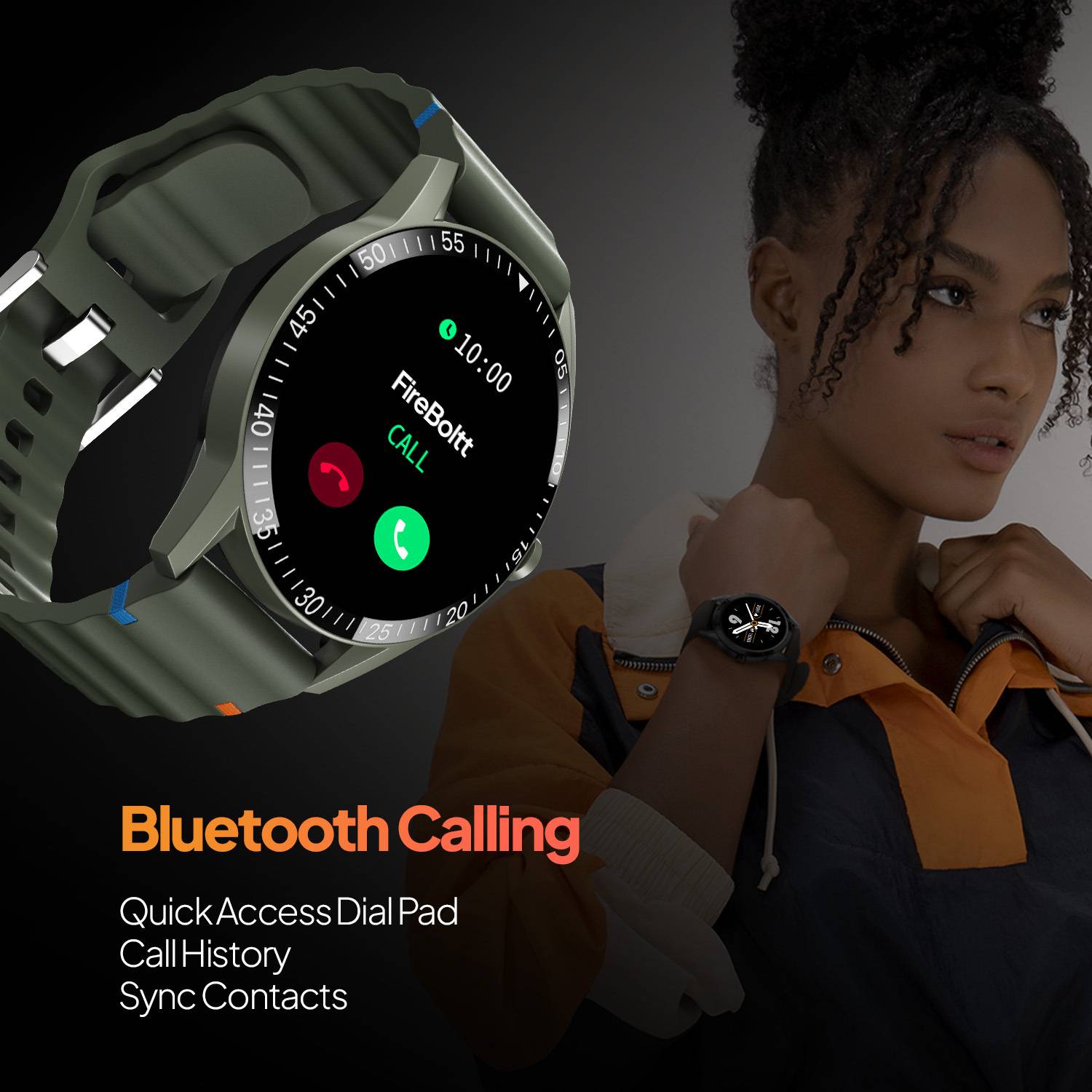 Fire-Boltt Talk 35.3mm Bluetooth Smartwatch with SpO2 - Image 5