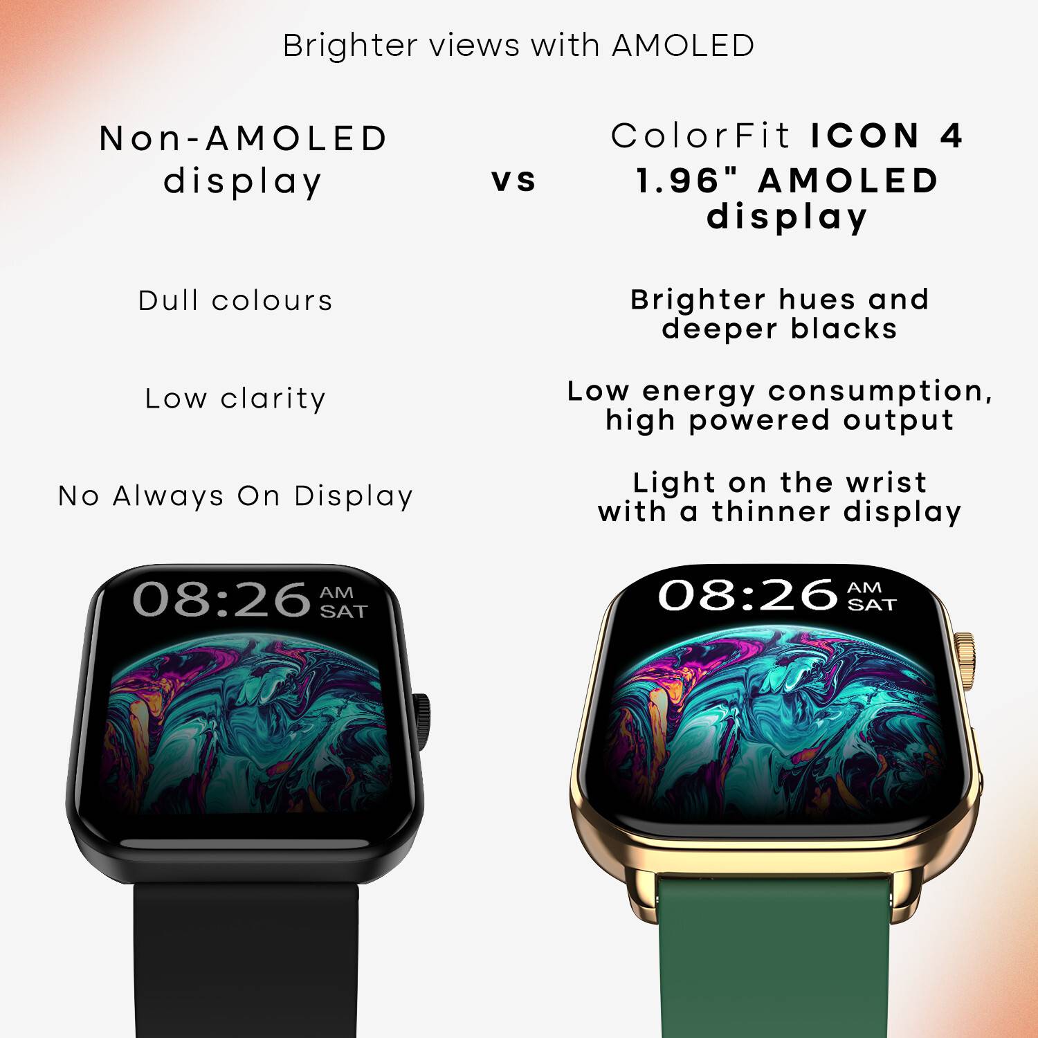Noise Icon 4 1.96'' Metallic Smartwatch - Image 4