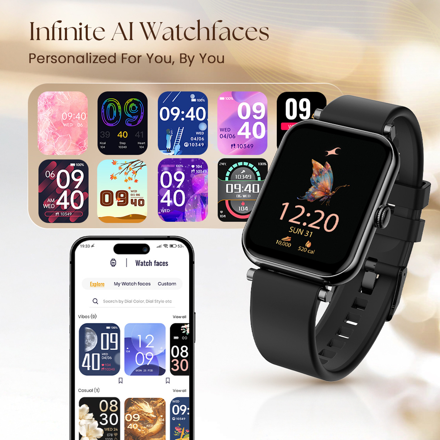 Image of Fastrack Noir Charm Smartwatch