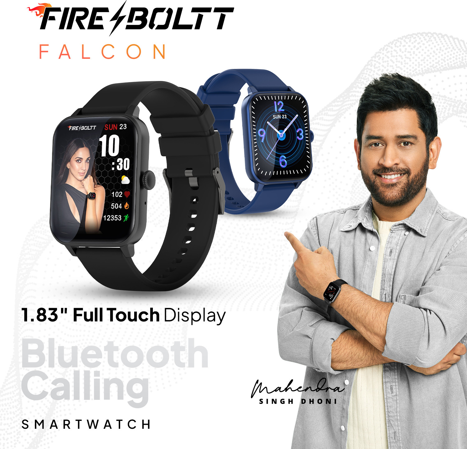 Image of Fire-Boltt 46.5mm (1.83) Bluetooth Calling Smartwatch, 100+ Sports Modes Smartwatch