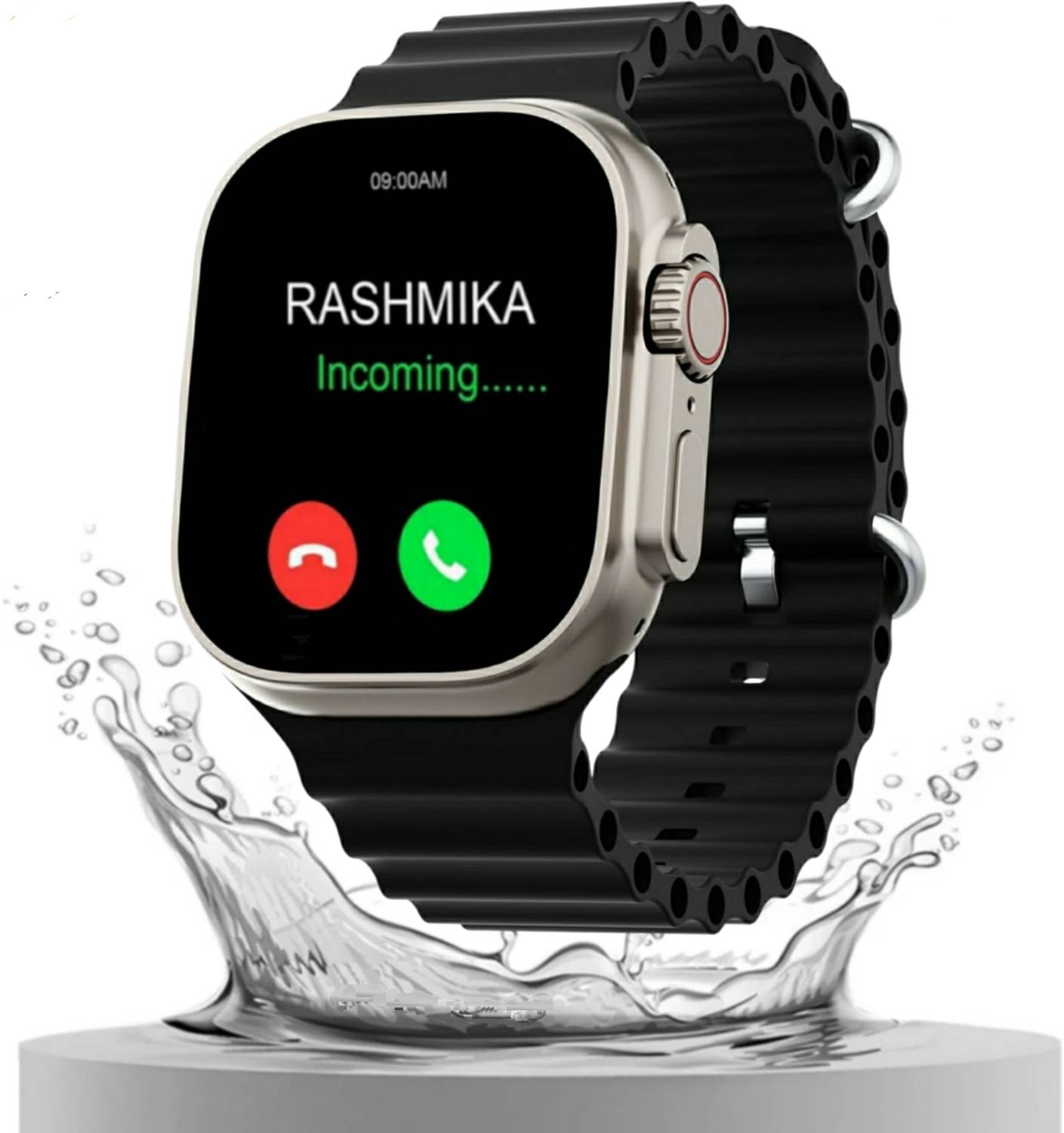 GWE HIwatchPro Bluetooth Calling, s4 Waterproof, 1-Game, Calculator, Mens & Womens Smartwatch