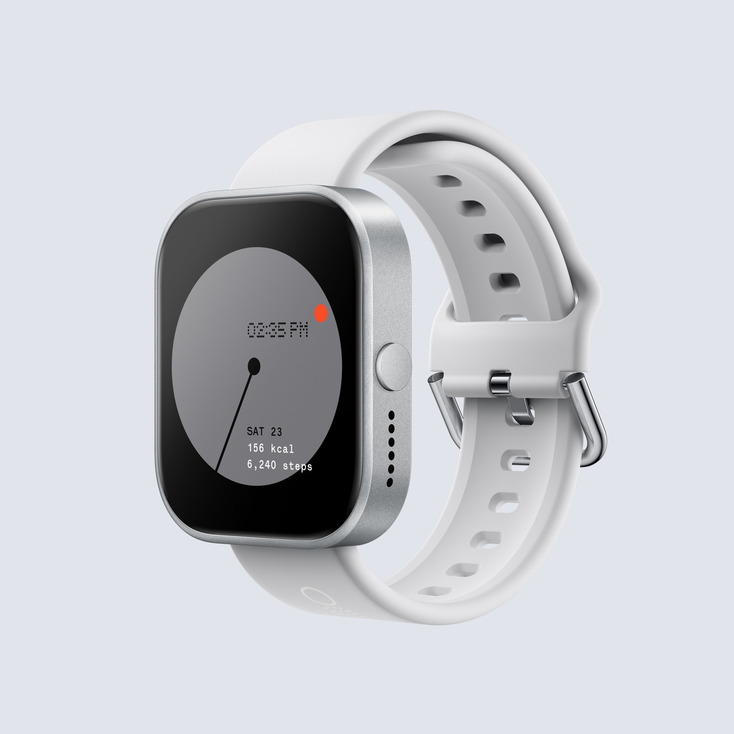Image of CMF by Nothing Watch Pro, 1.96 AMOLED,BT calling with AI reduction, GPS, Metallic Grey Smartwatch