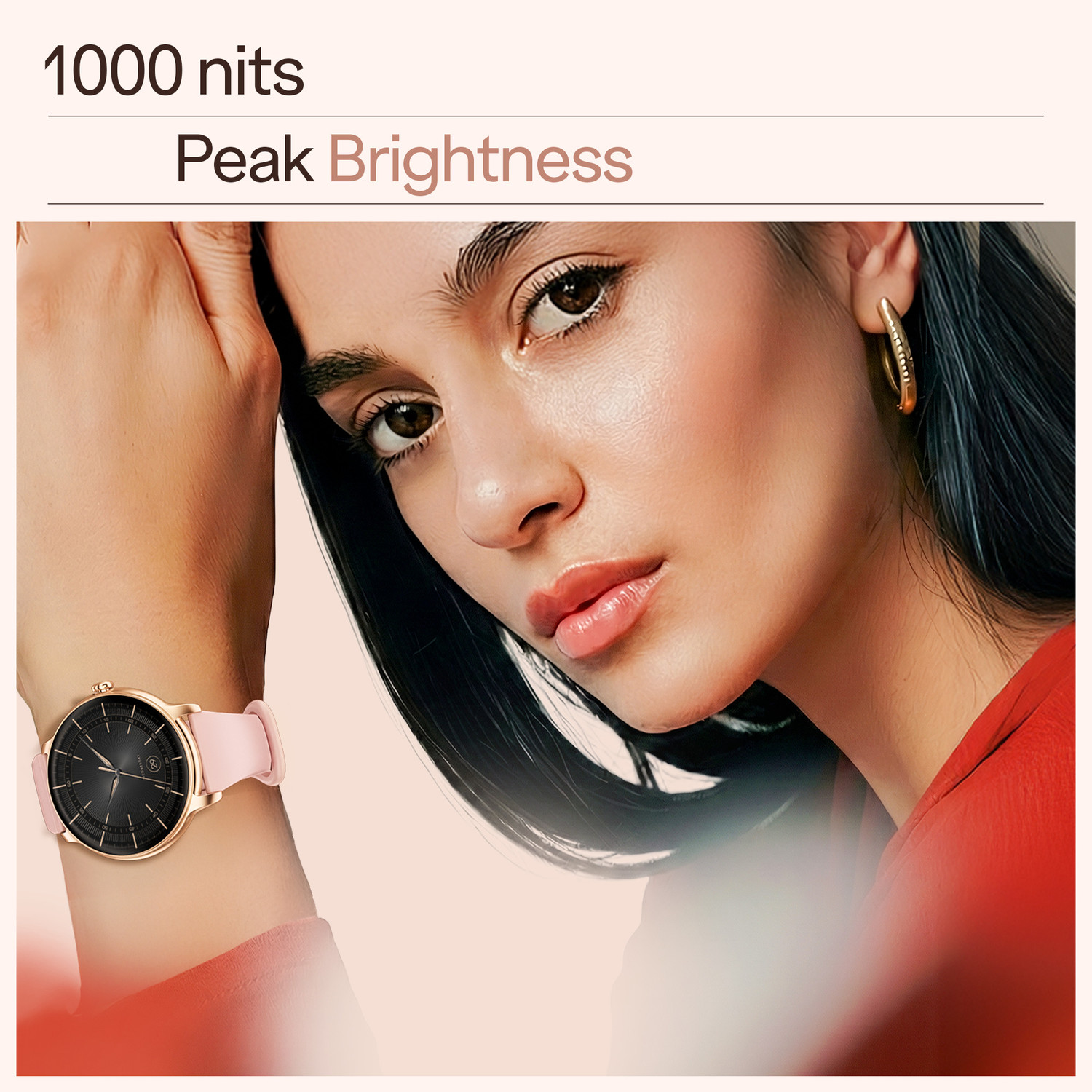 Image of boAt Chrome Iris Ultra-Sleek Metal Body,1.32 AMOLED,1000 Nits,Female Cycle Tracking Smartwatch