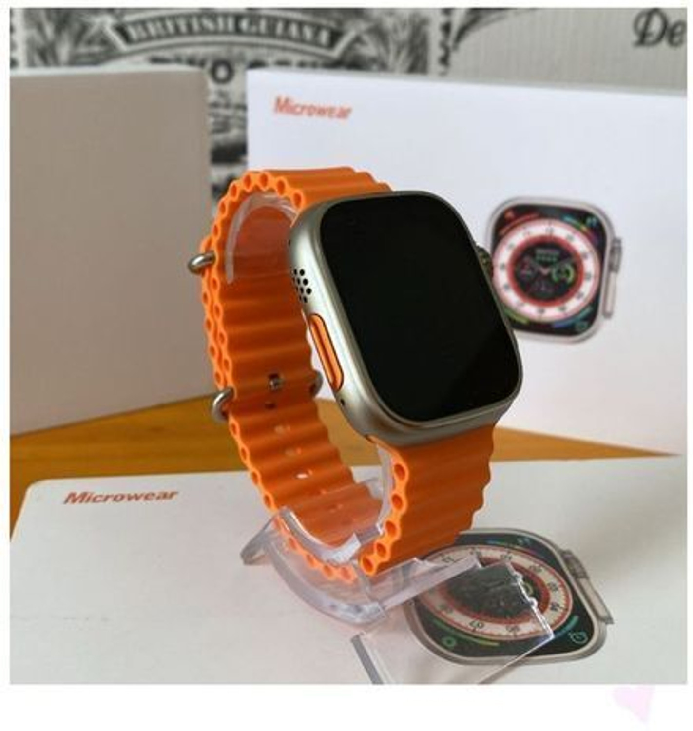 Image of Onikuma T800 BT watch 2in Big Screen Sunlight Proof Display Music Play Insta WA Notifier Smartwatch