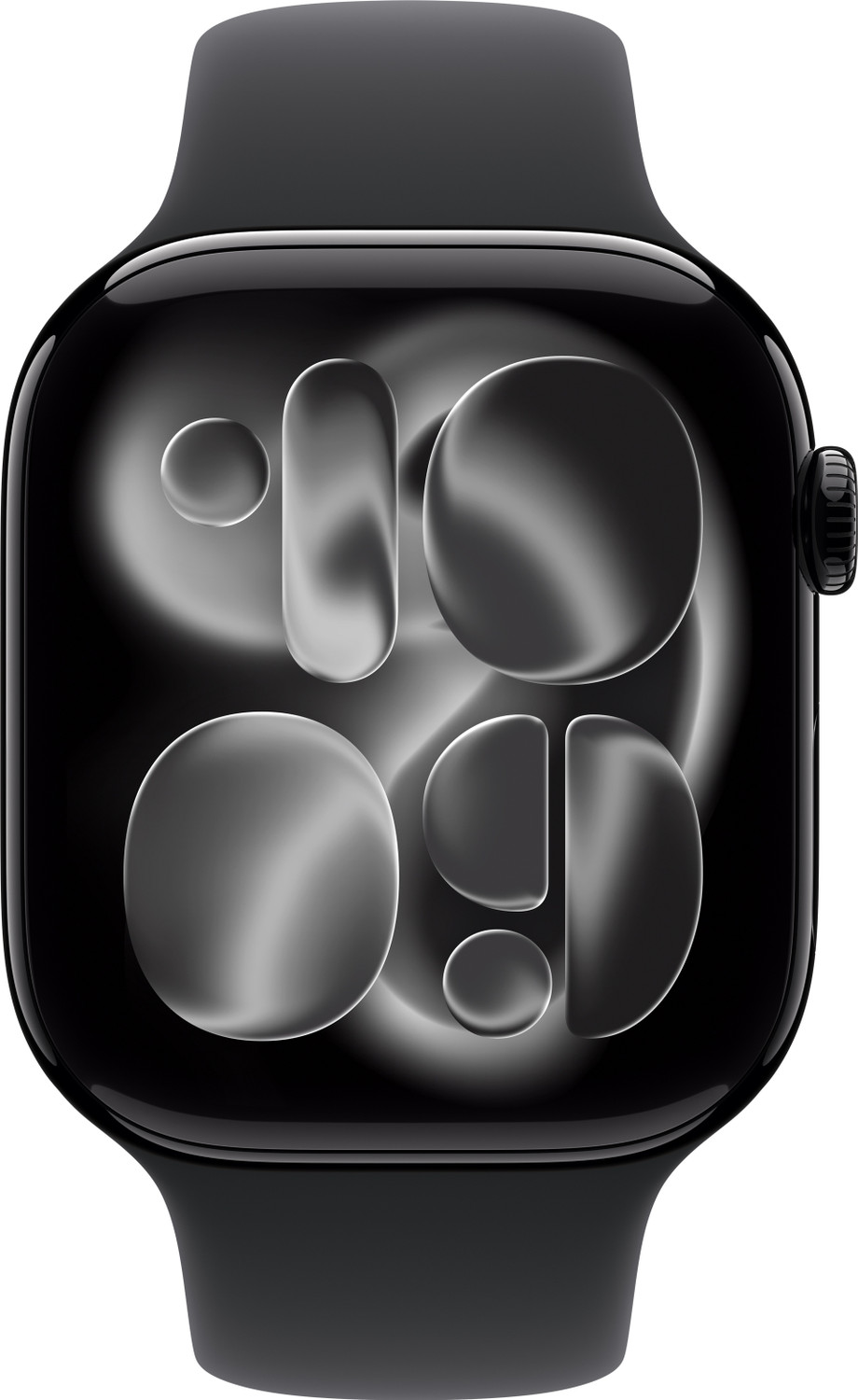 Image of Apple Watch Series 11 GPS + Cellular 46mm Black Aluminium Case Black Sport Band - S /M