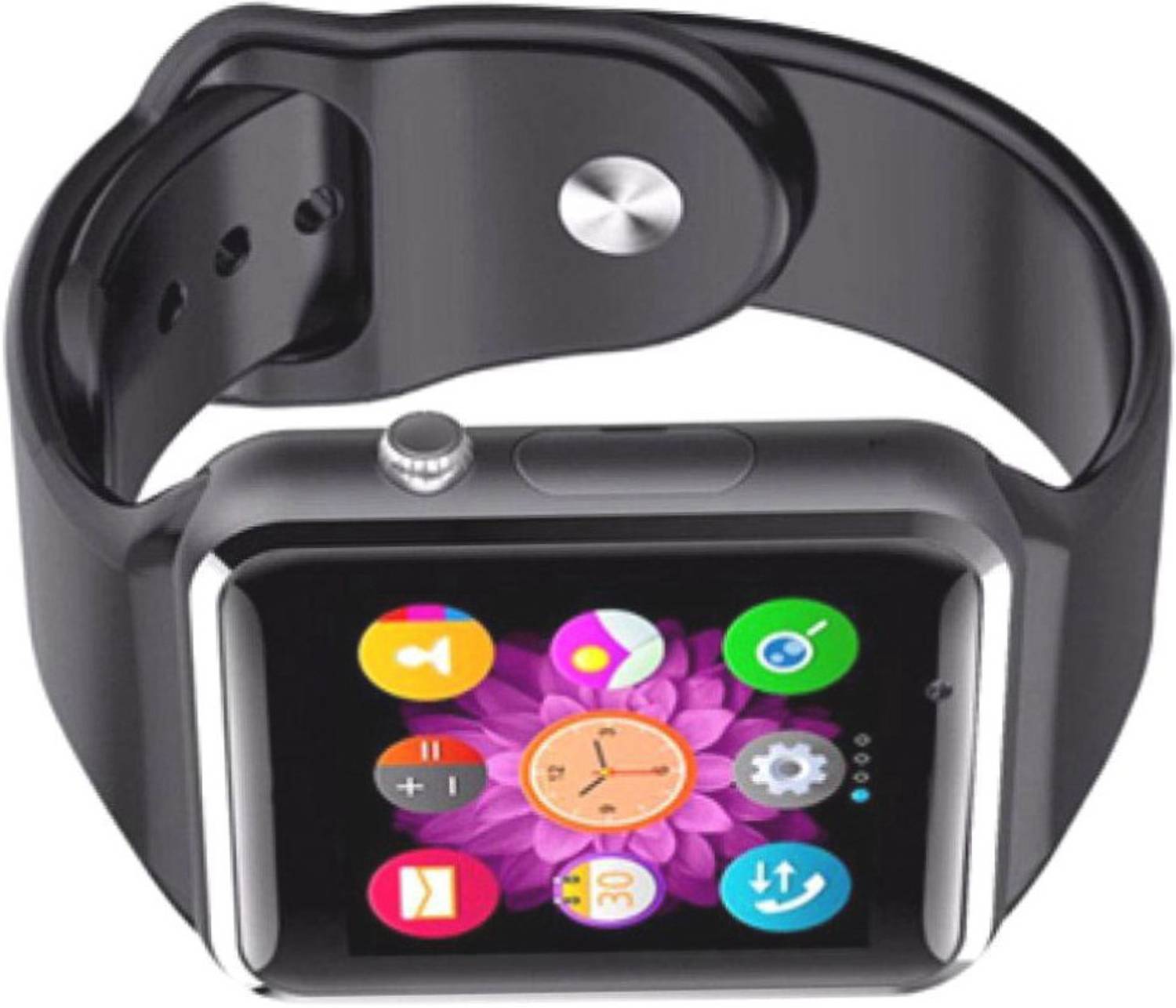SAIRAM COMPUTER Mini Phone SIM Support Smart Features with BT Connectivity AMOLED Screen Smartwatch