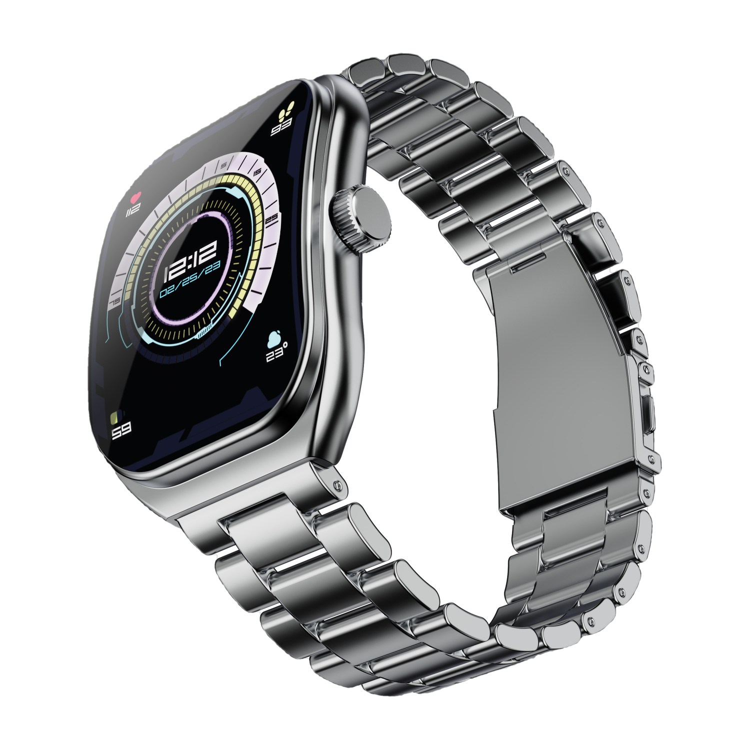 GOBOULT Trail Pro 2.01'' 3D Curved Display + AMOLED, 250+ Watch Faces, IP68 Smartwatch