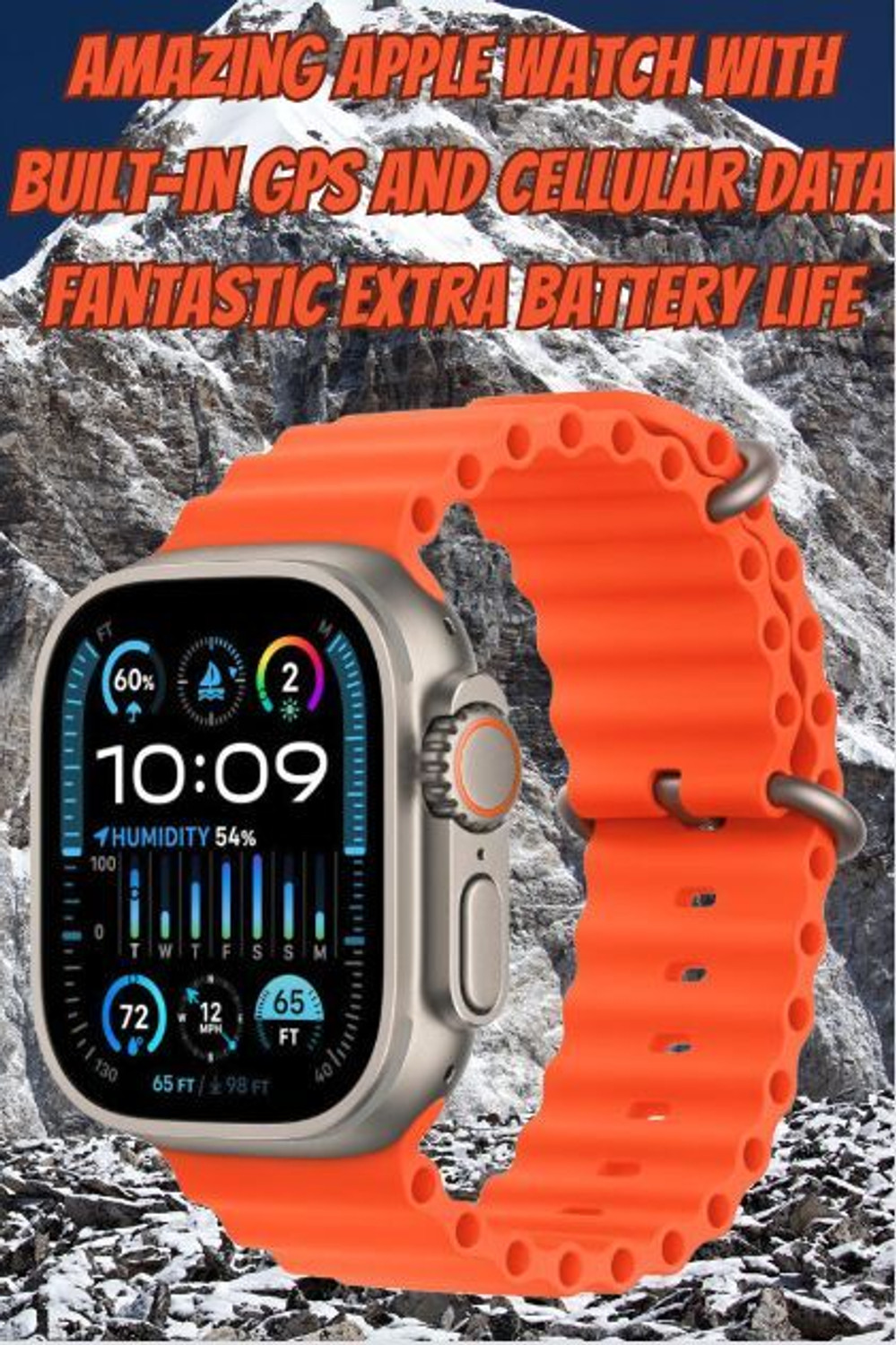 Image of Onikuma T800 BT watch 2in Big Screen Sunlight Proof Display Music Play Insta WA Notifier Smartwatch