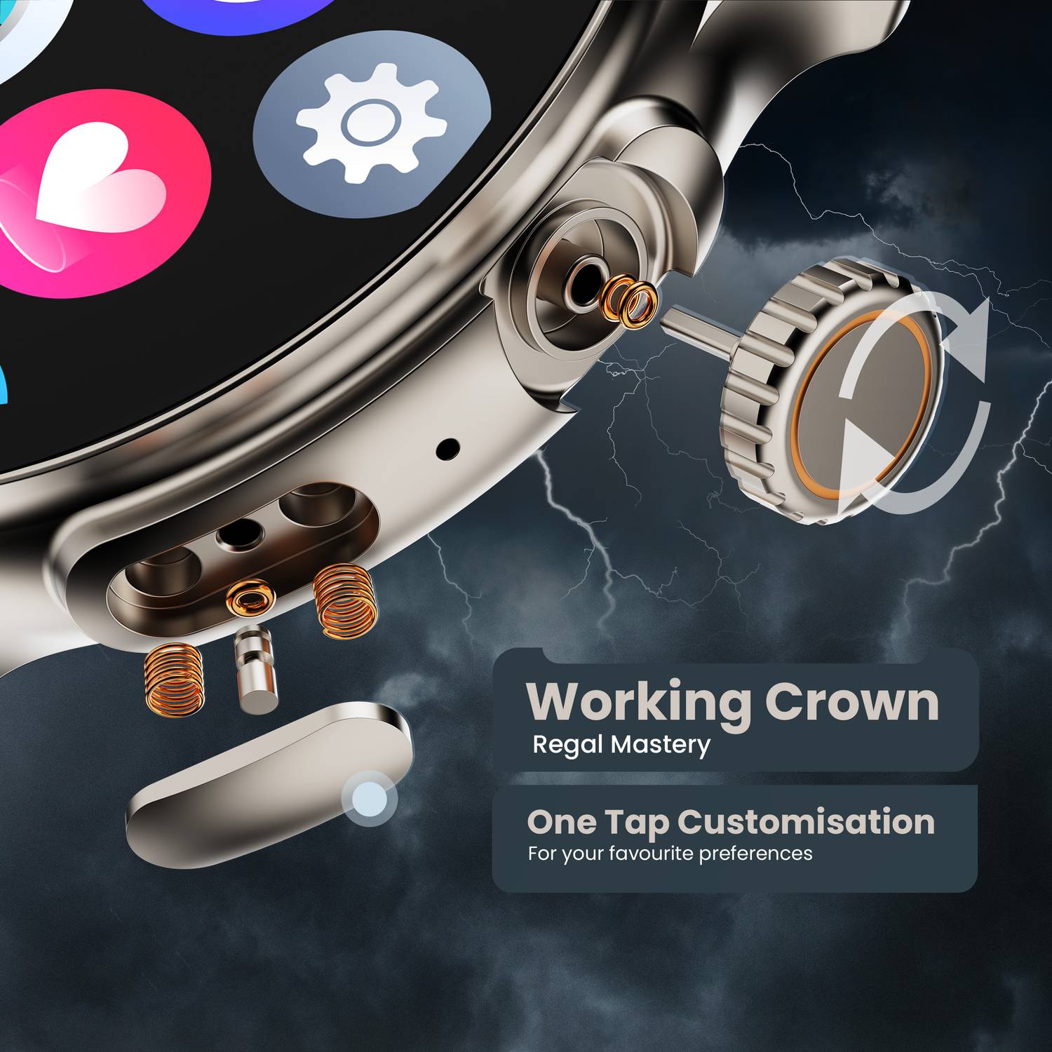 GOBOULT Crown R Pro 2 1.43'' Smartwatch - Image 3