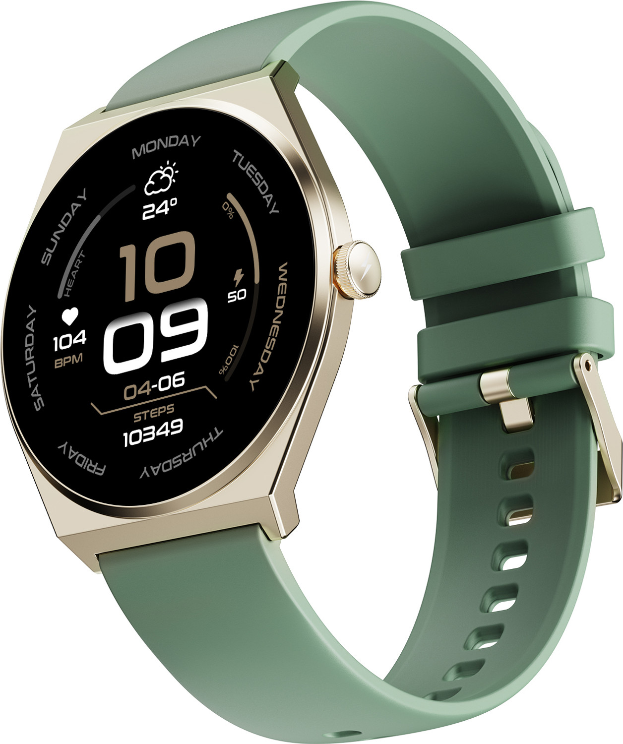 Image of Fire-Boltt Legacy Nova 1.43 inch Ultra Slim AMOLED Wireless Charging Rotating Crown BT Call Smartwatch