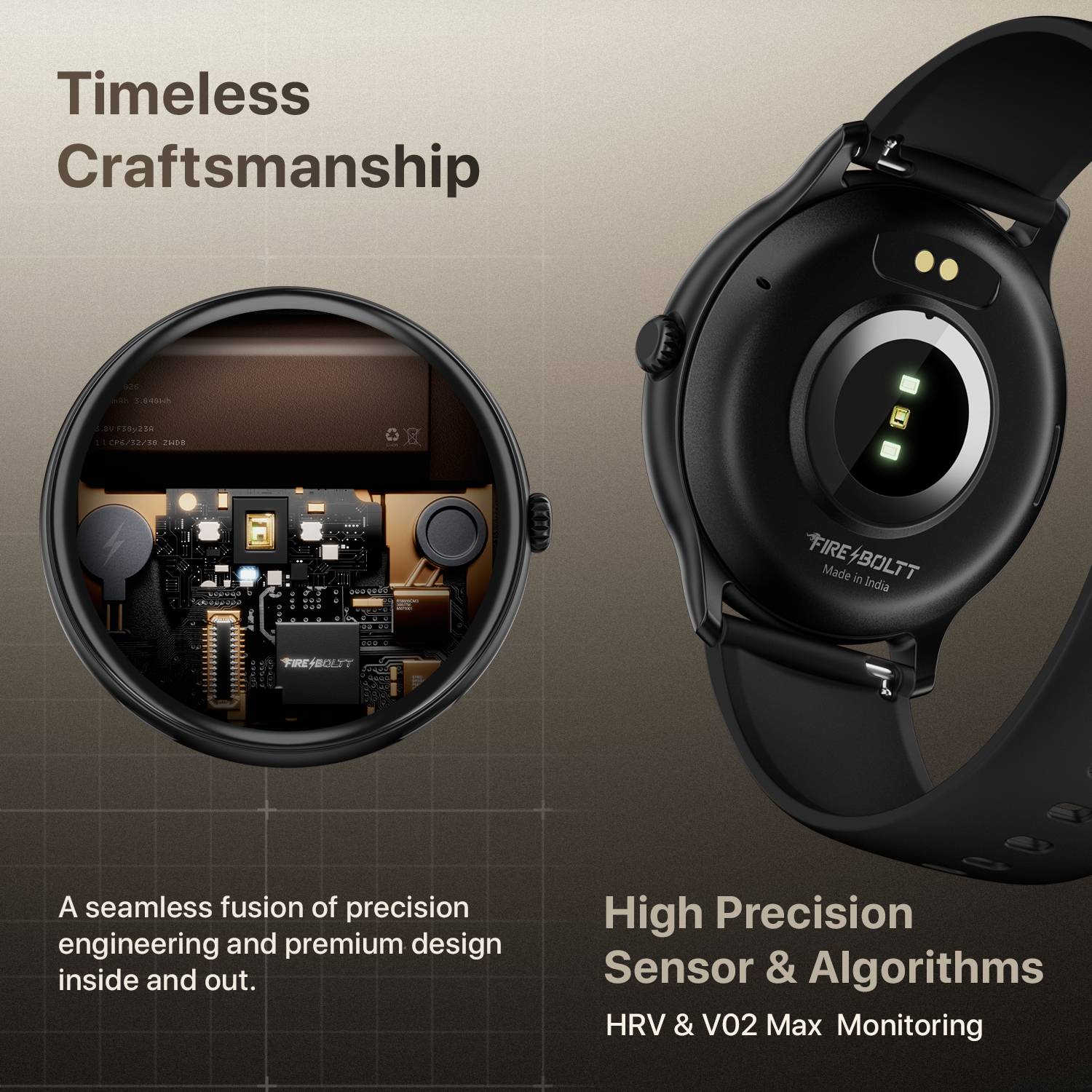 Fire-Boltt Ninja Talk 35.3mm Round Bluetooth Calling Smartwatch - Image 5