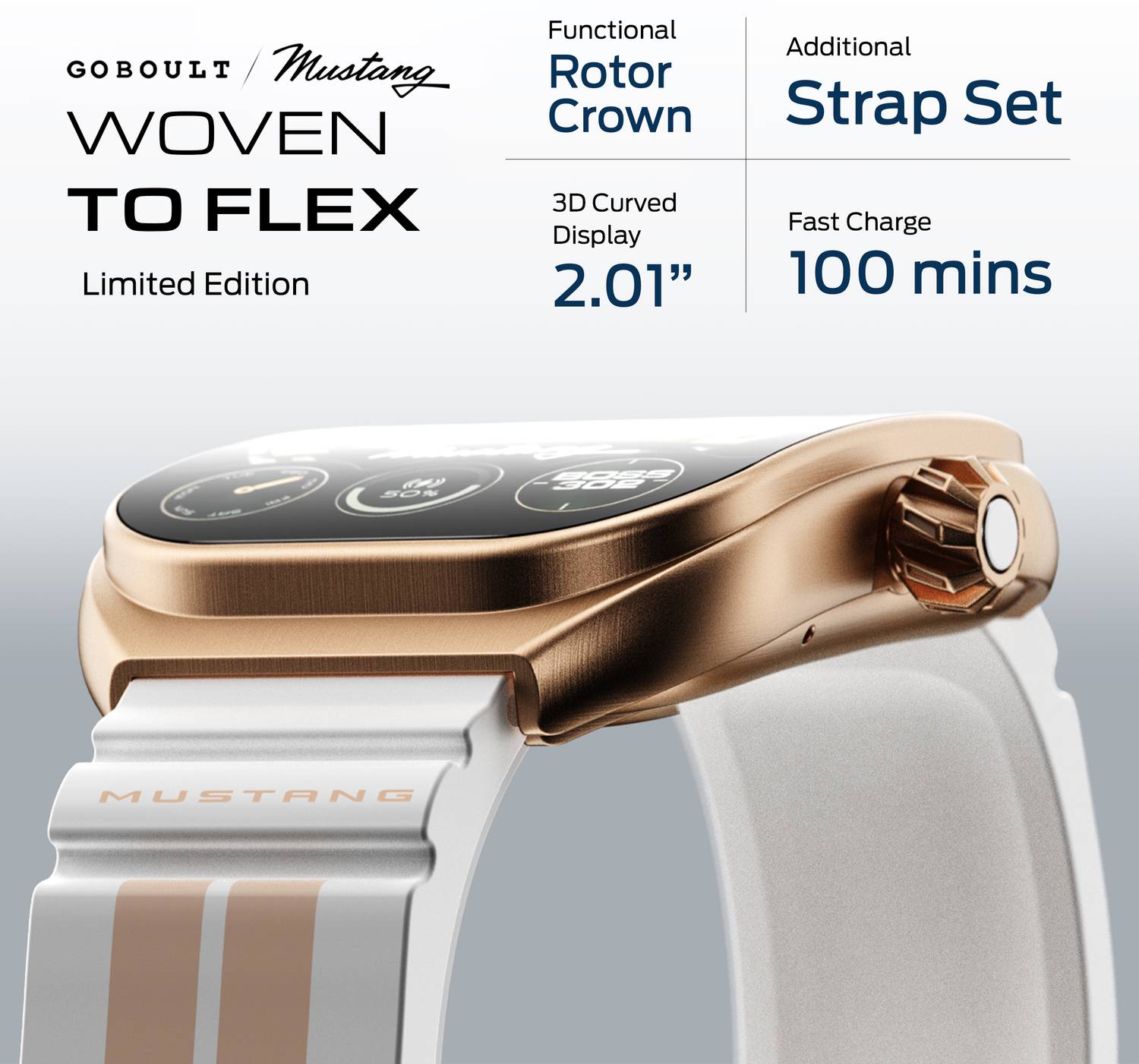 GOBOULT Mustang Muscle 2.01 inch Smartwatch - Image 3