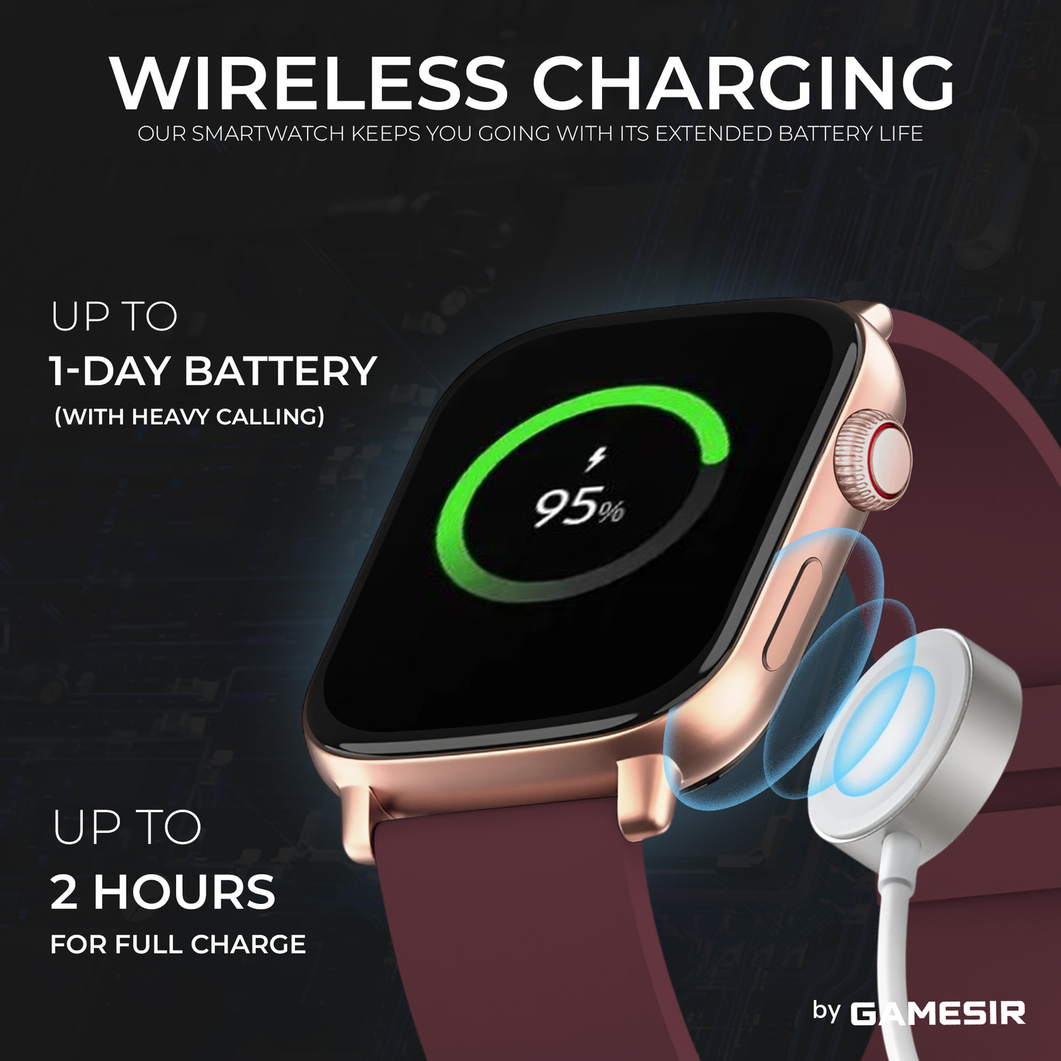 Image of GameSir Edge-Lite | 1.99 inch AMOLED Display | BT Calling | AI Voice | Music Play | Fitness Smartwatch