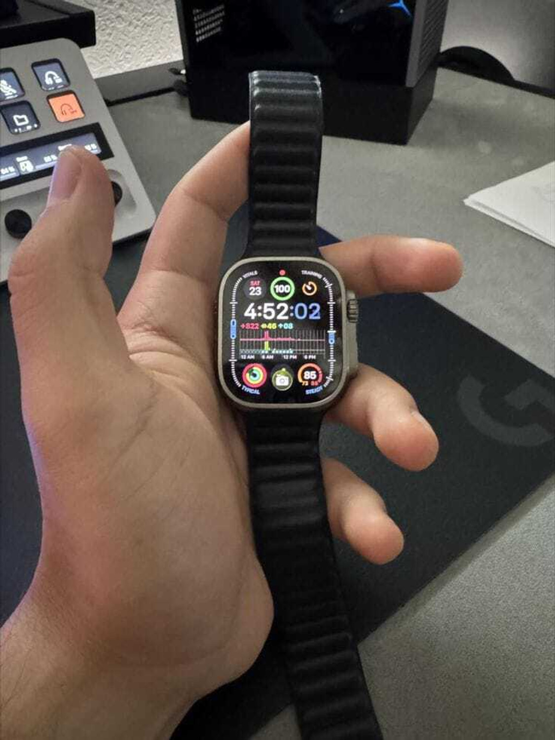 Image of Onikuma T800 BT watch 2in Big Screen Sunlight Proof Display Music Play Insta WA Notifier Smartwatch
