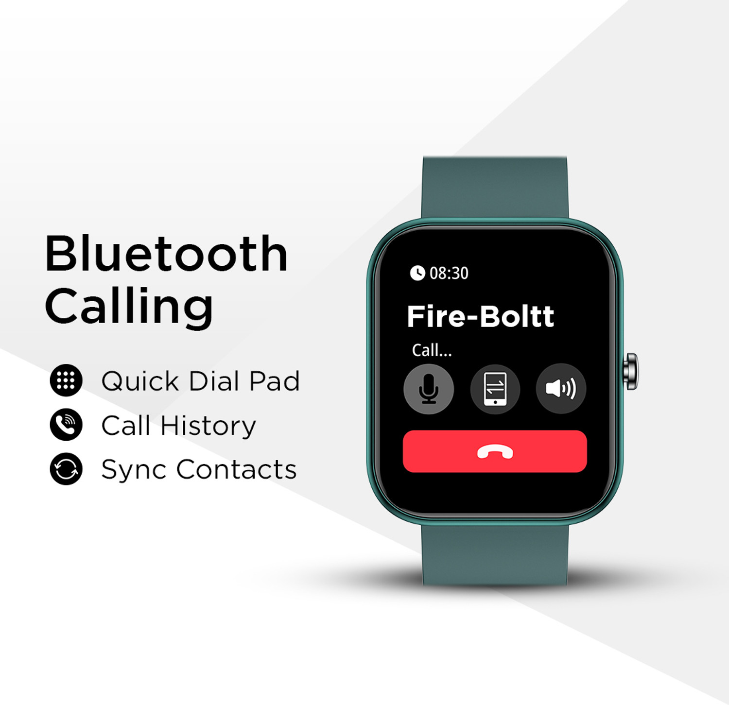 Image of Fire-Boltt Wonder 45.7mm (1.8) Bluetooth Calling with AI Voice Assistant Smartwatch