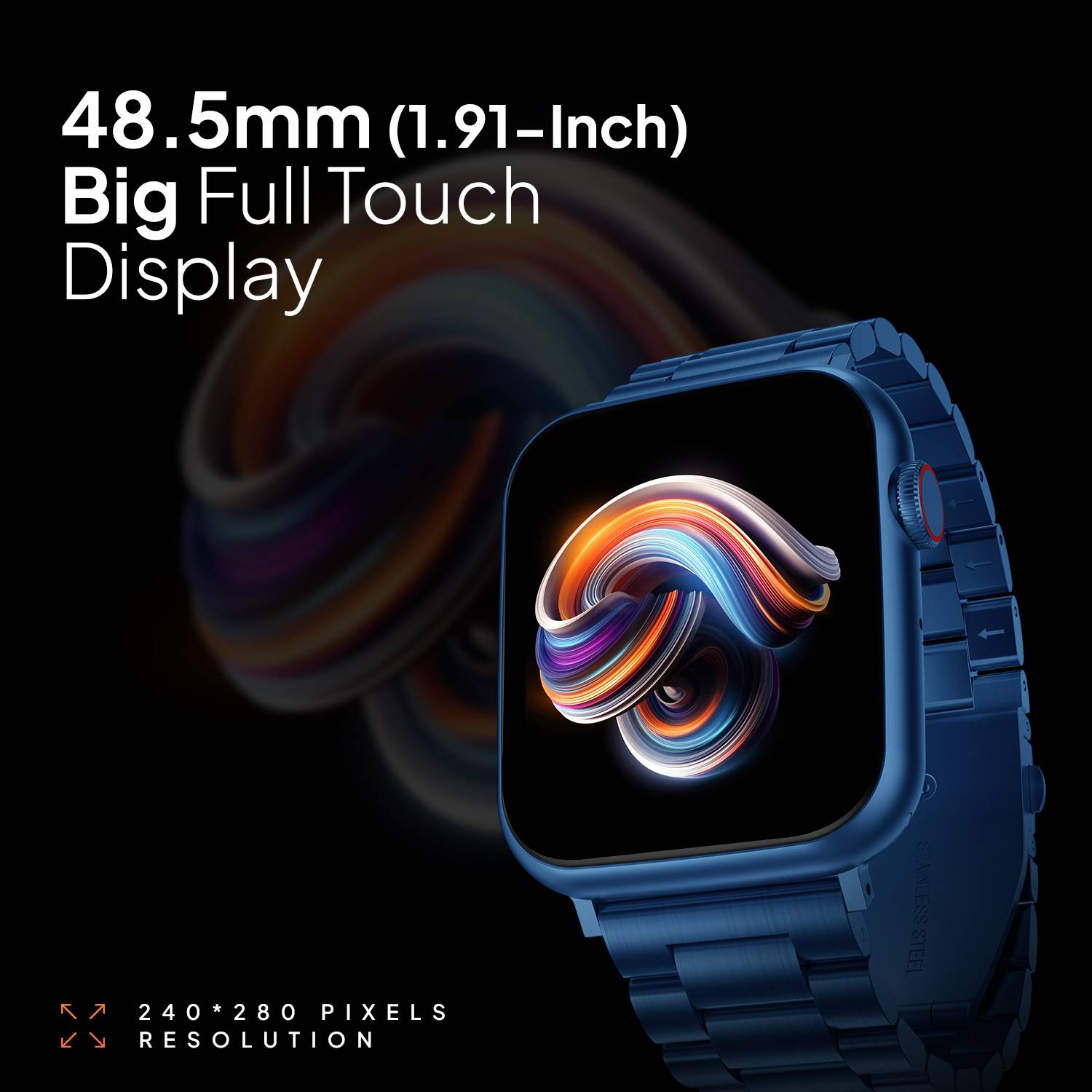 Fire-Boltt Rise Steel Ultra 48.5mm Smartwatch - Image 4