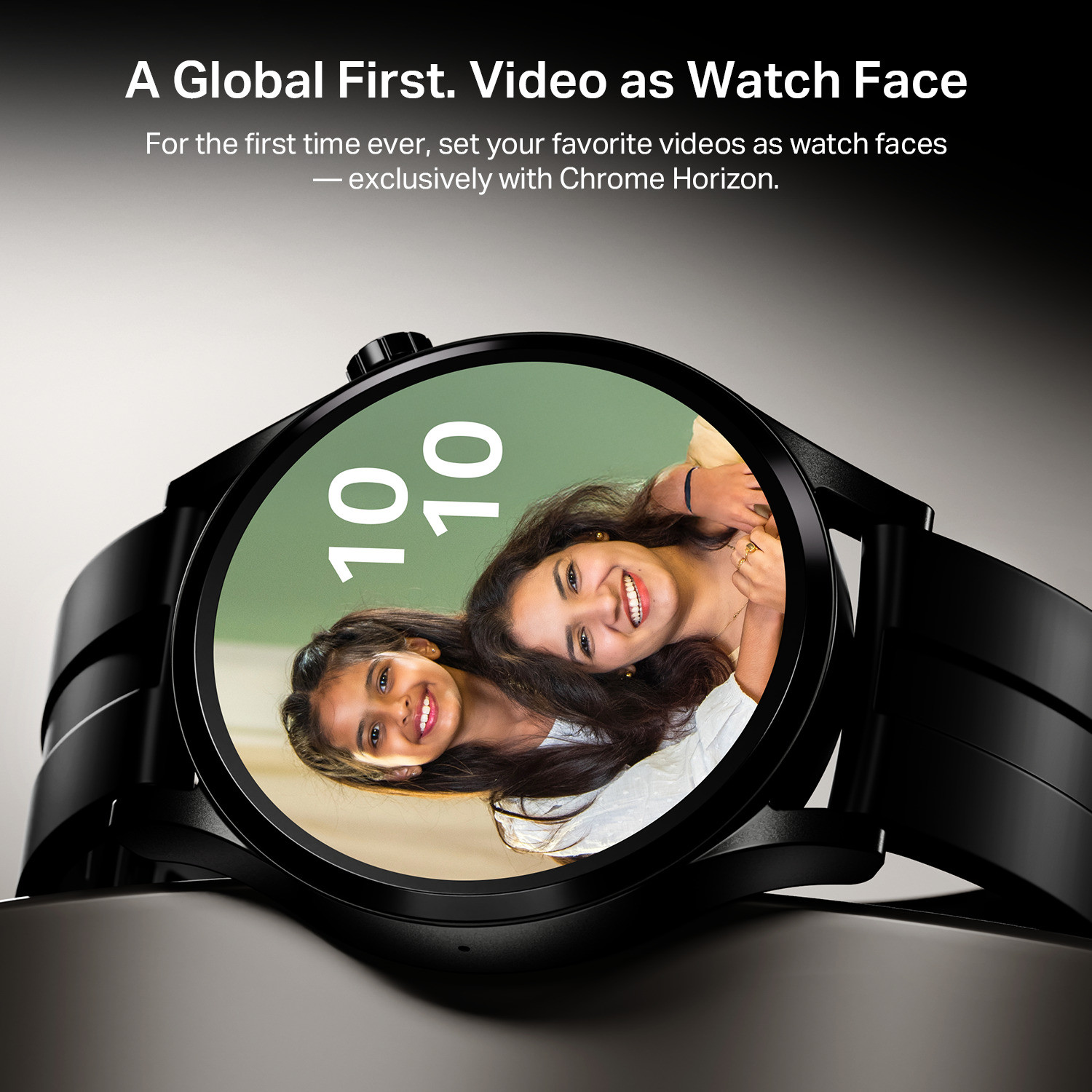 Image of boAt Chrome Horizon, 1.51 inch(3.83cm) Metal body, AMOLED Display, Video Watch Faces Smartwatch