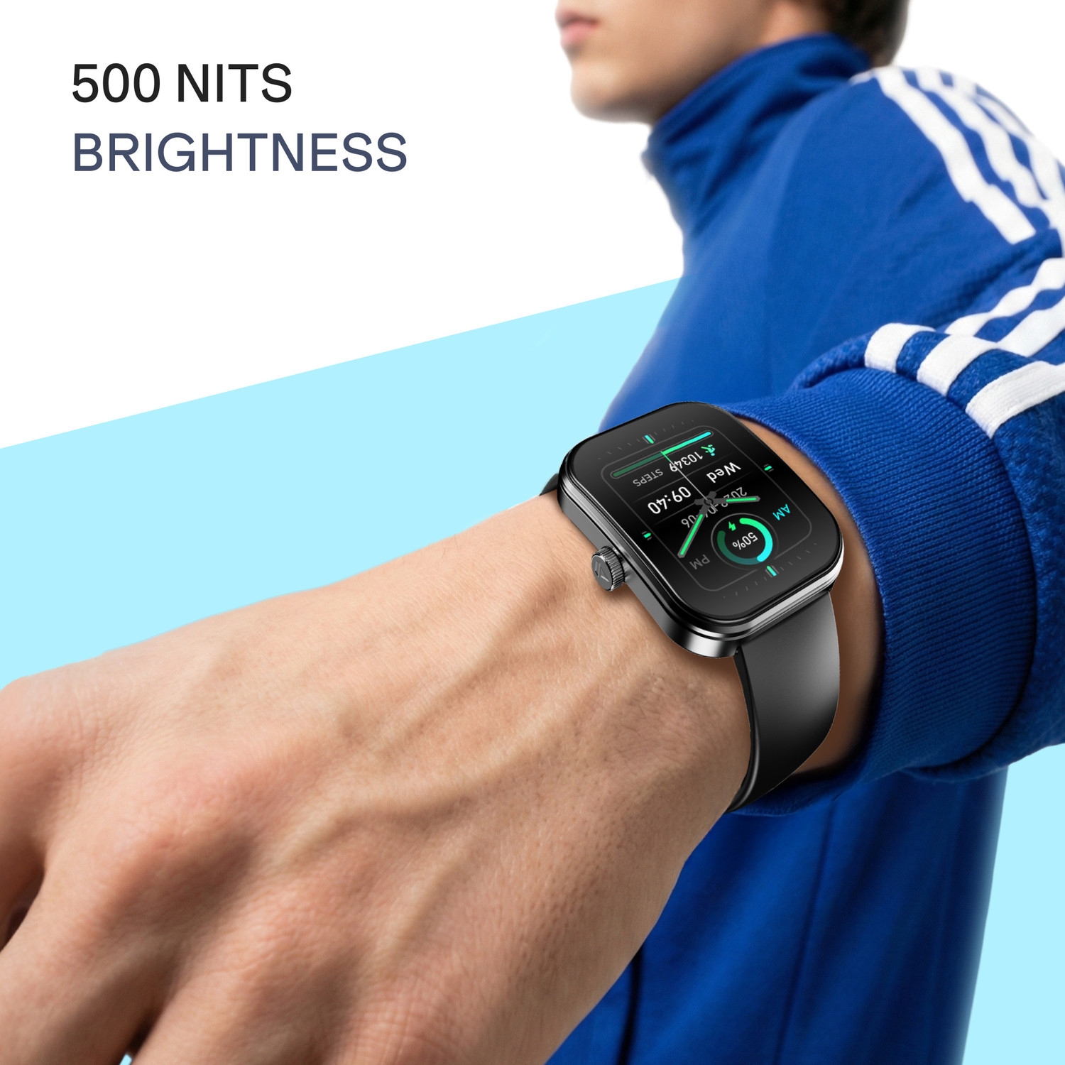 Image of boAt Wave Sigma 3 Curv, 2.01 inch Immersive Curved Display, Metal Finish, IP68 Smartwatch