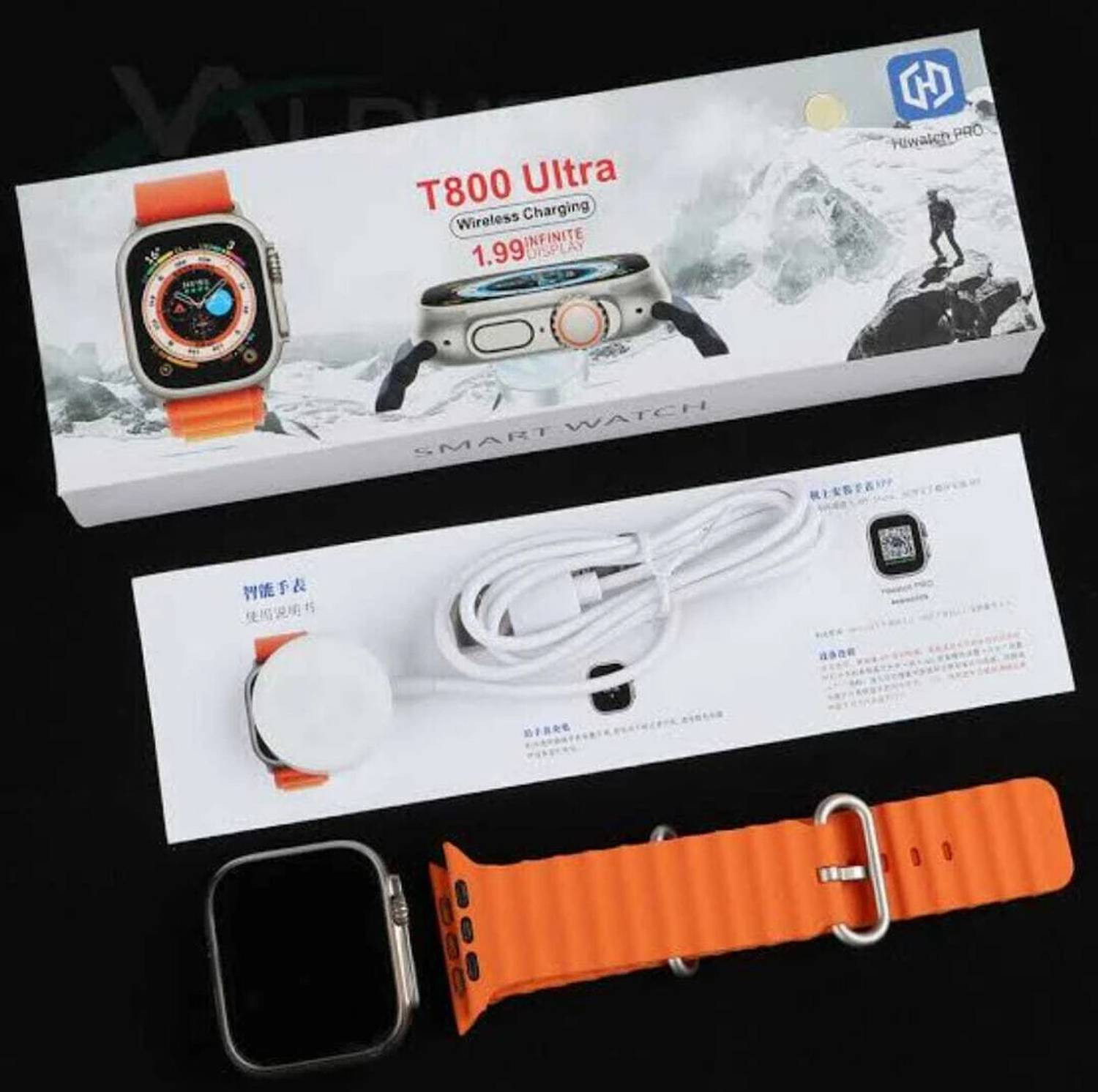 jinzs techfly t800 ultra smart watch wireless charger smartwatch Smartwatch