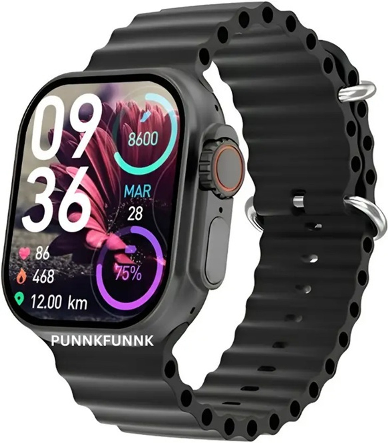 Image of Onikuma T800 BT watch 2in Big Screen Sunlight Proof Display Music Play Insta WA Notifier Smartwatch