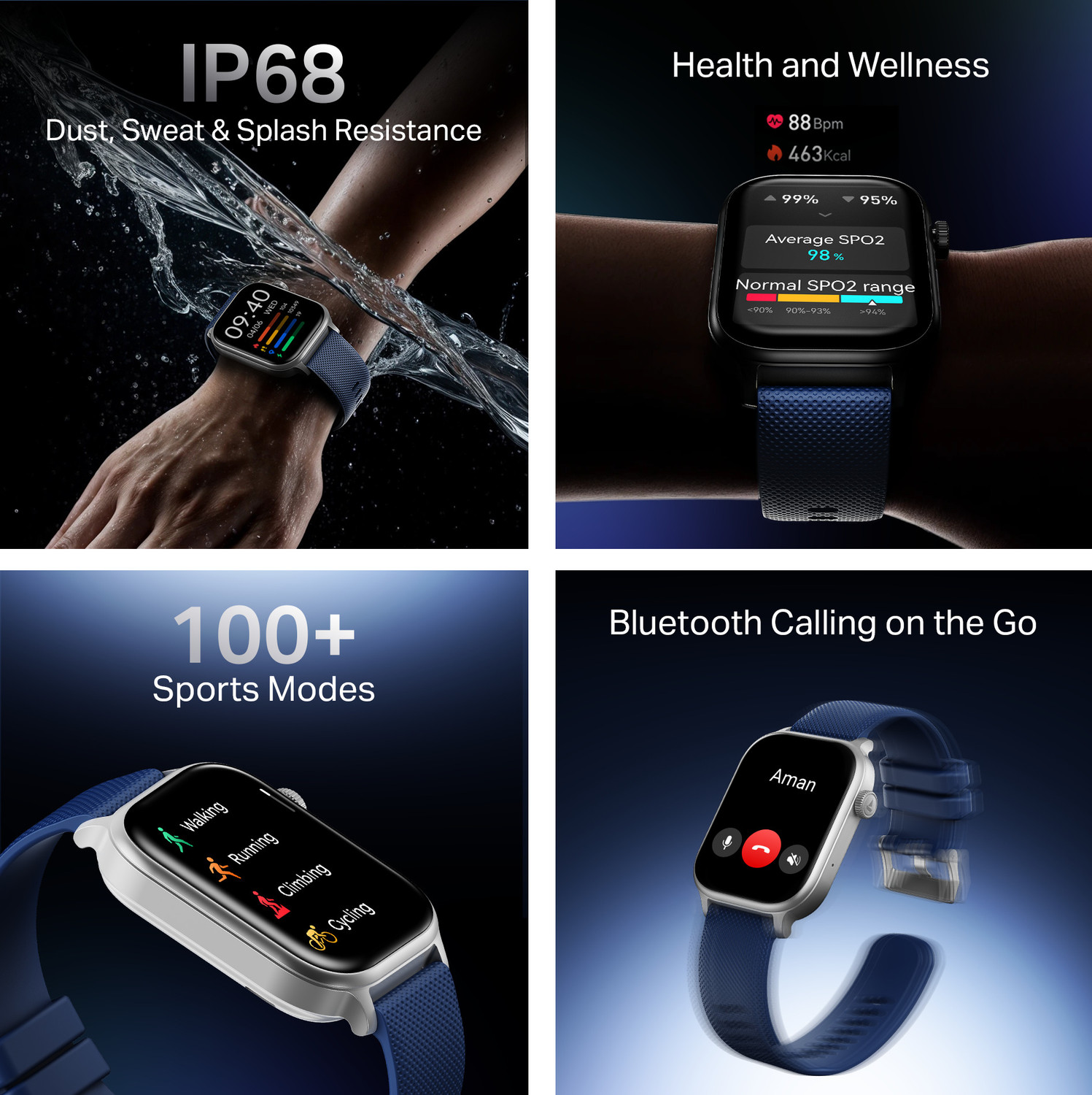 Image of boAt Storm Infinity Plus, 20 Days BIG Battery, ASAP Charge, 1.96 inch(4.97 cm) HD Display Smartwatch