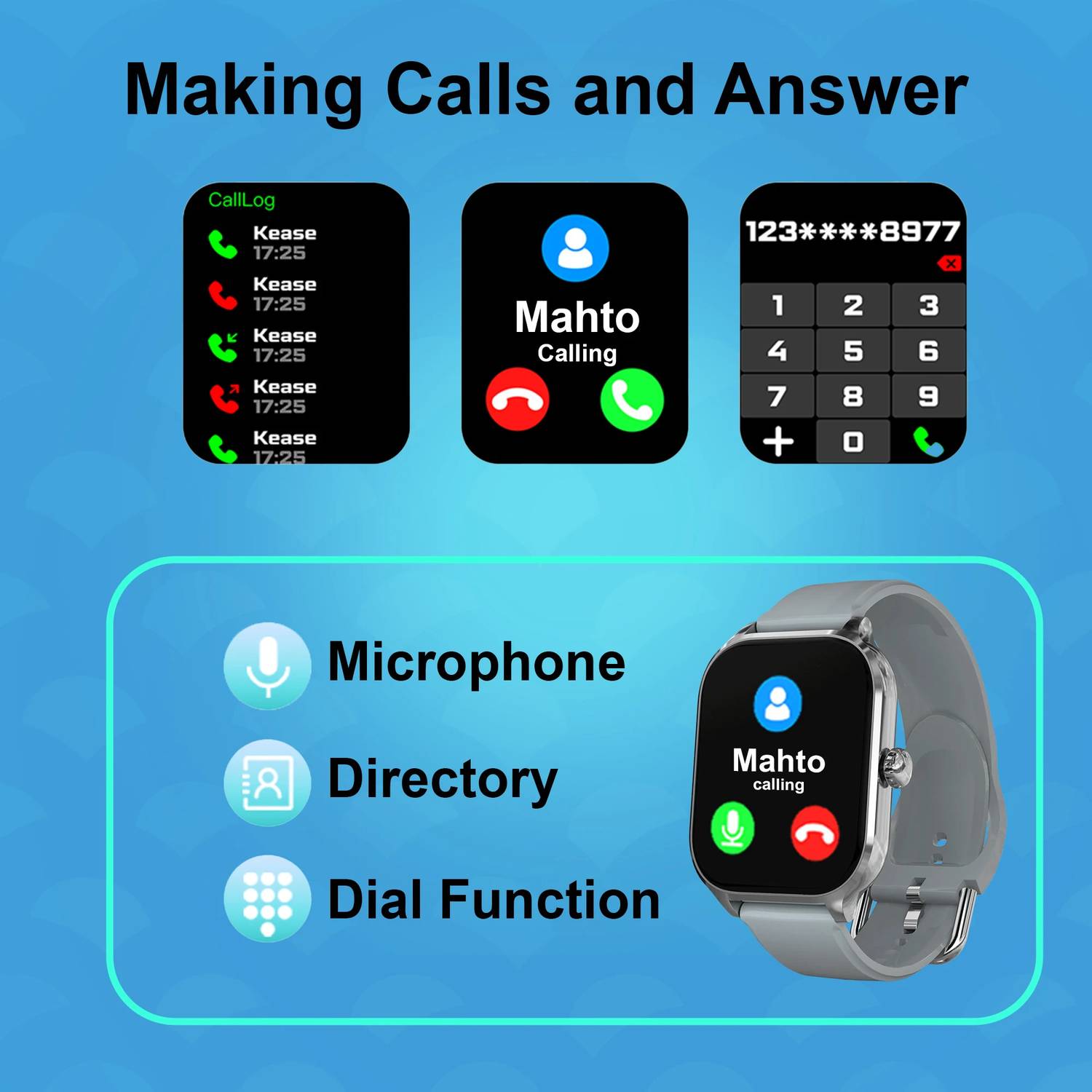 Melbon मेलबन H9 BT Calling, Fitness tracking Multiple Watch ,Sleep - Image 4