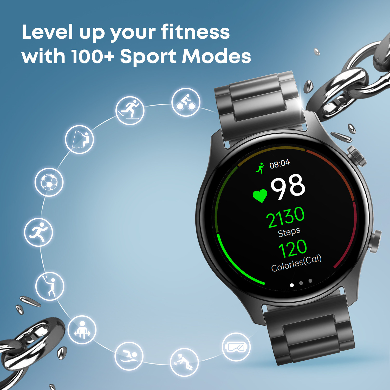 Image of Fastrack Fastrack Revoltt FR2 Pro Smartwatch