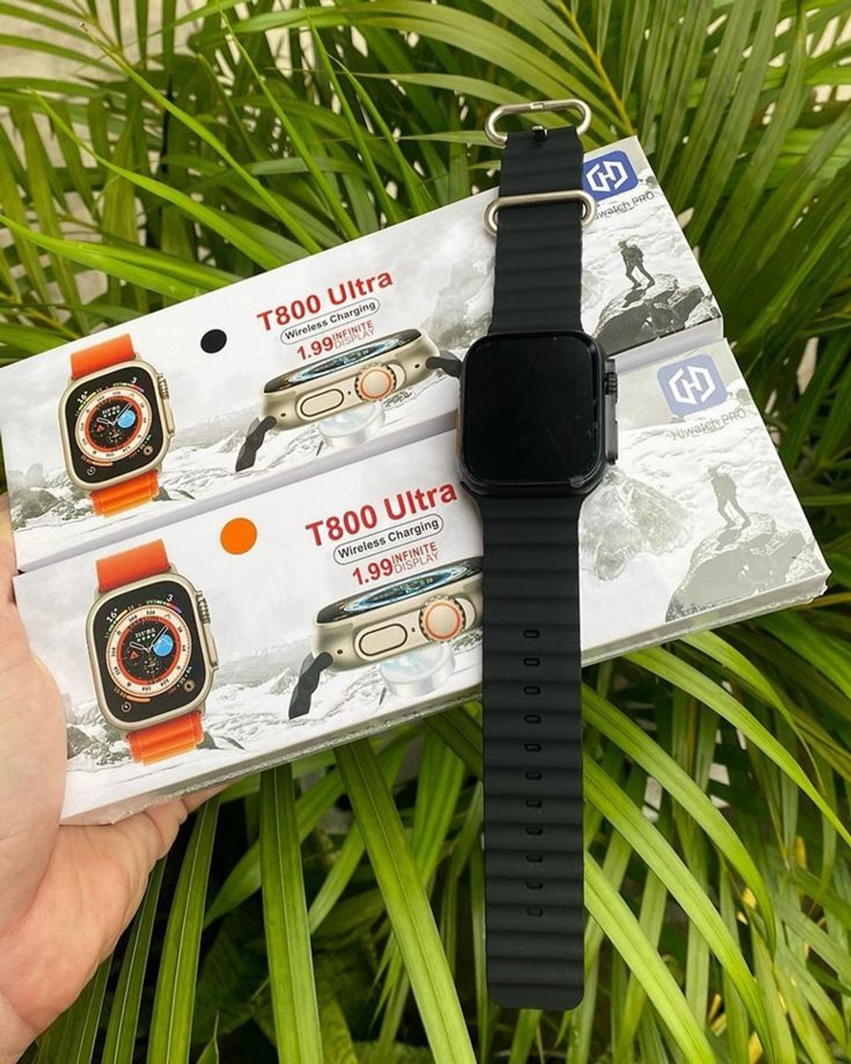 Image of Onikuma T800 BT watch 2in Big Screen Sunlight Proof Display Music Play Insta WA Notifier Smartwatch