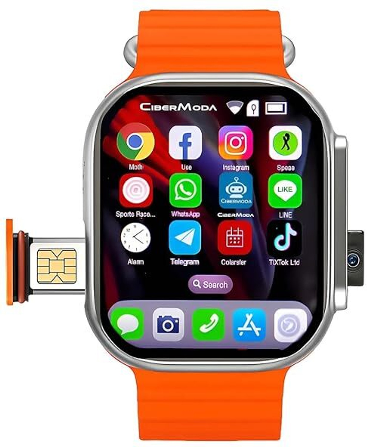 Image of SEHUB HW Ultra Call 2 5G Smart Watch | Dual Camera | 4GB RAM 64GB ROM | SIM, GPS, BT Smartwatch