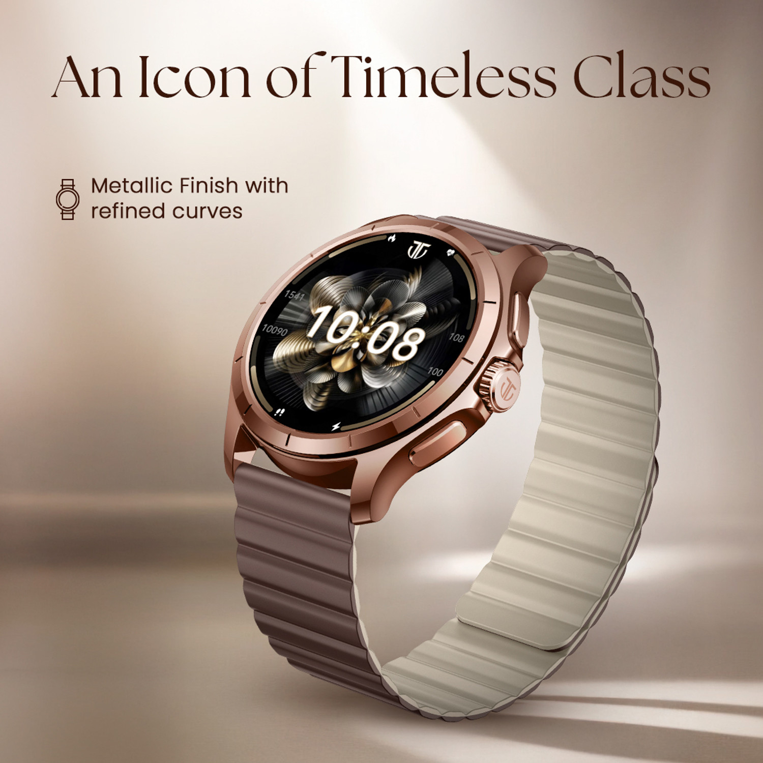 Image of TITAN Evoke 2.0,1.32inch AMOLED Display,Magnetic Strap,IP68,BT Calling Smartwatch