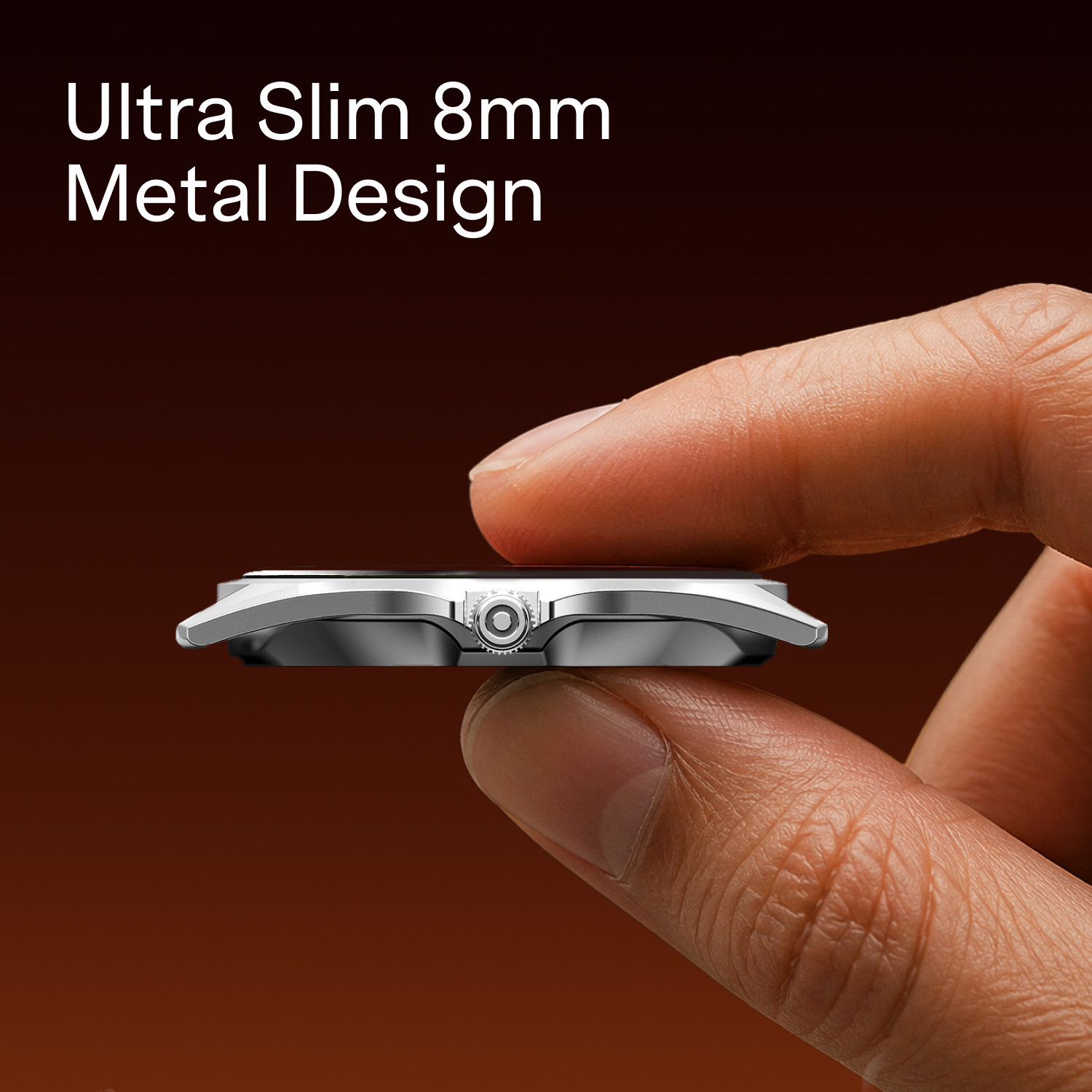 Image of boAt Ultima Aeris 1.43 inchAMOLED, 1000 nits,Slim 8mm Metal Body, Auto HR&SpO2 Monitoring Smartwatch