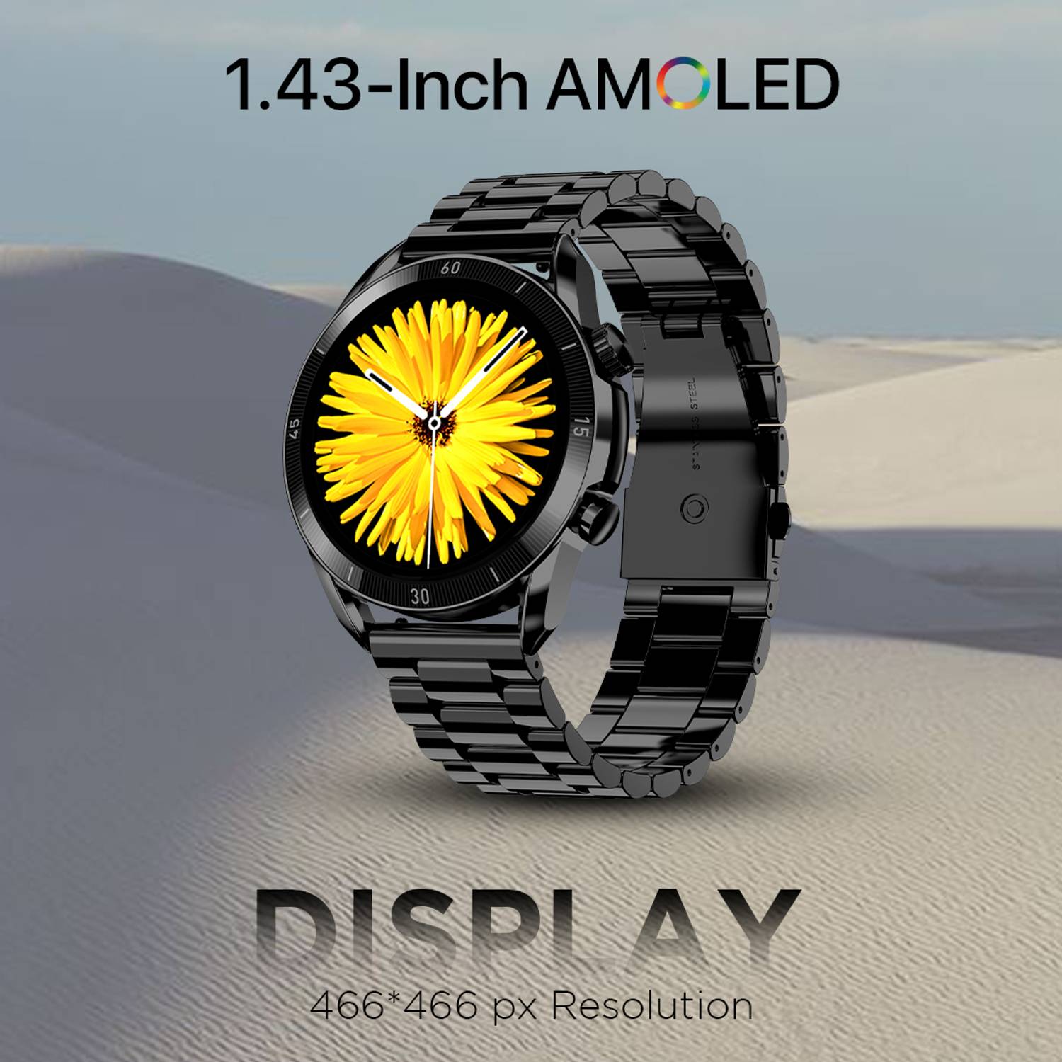 Fire-Boltt Legacy 36.3mm AMOLED Bluetooth Calling Smartwatch - Image 3