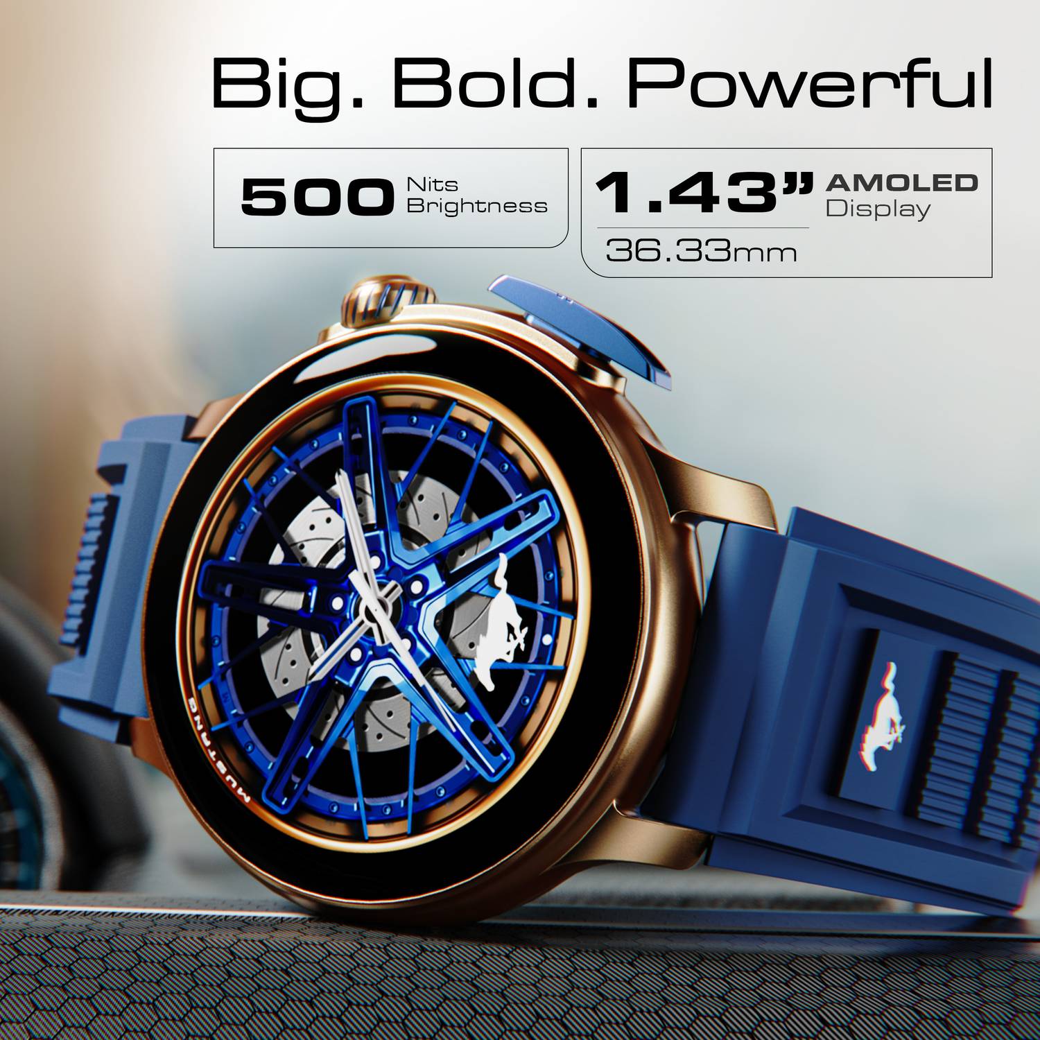 GOBOULT Mustang Racer 1.43" AMOLED Smartwatch - Image 5