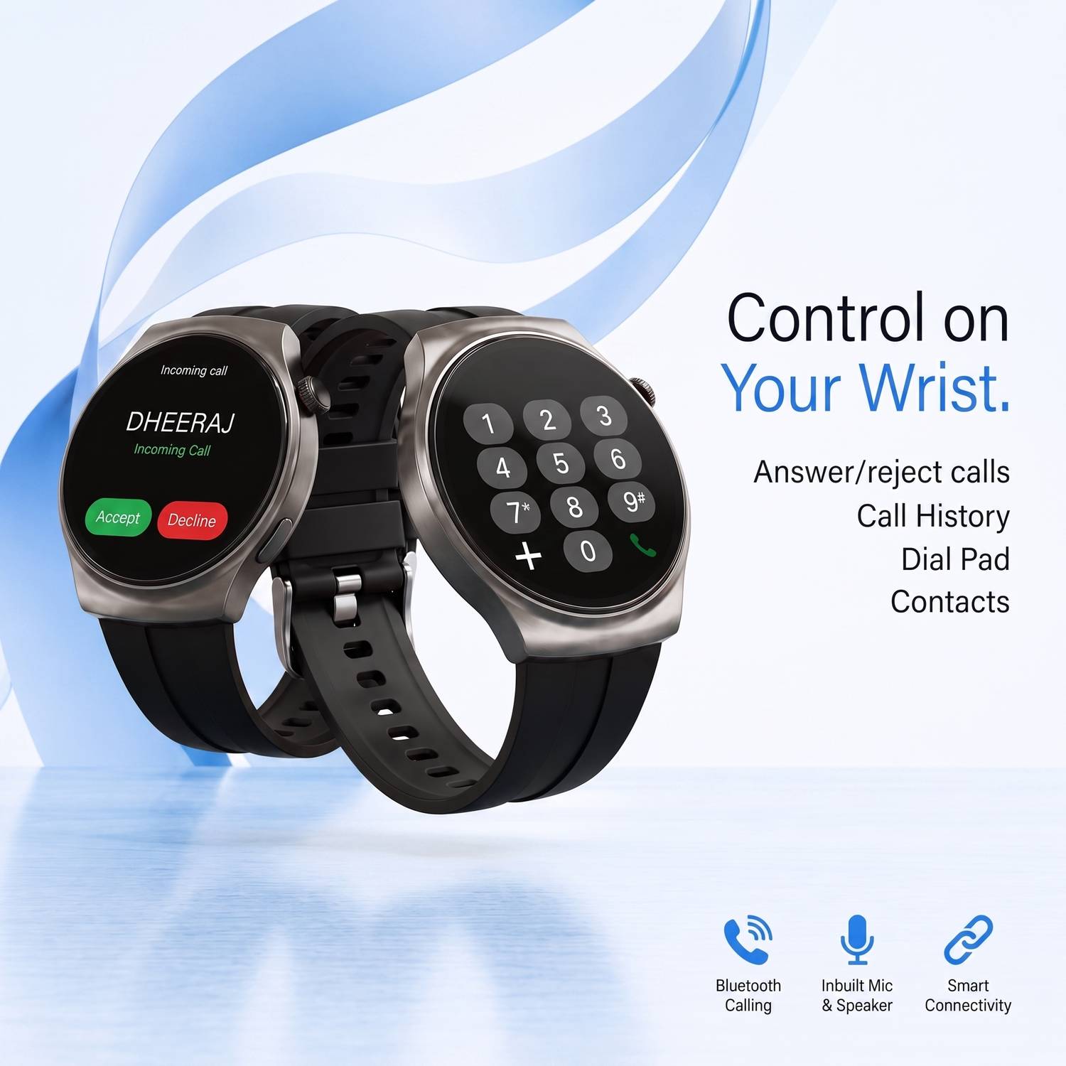 Ubon Boss SW161 Round Smart Watch - Image 5