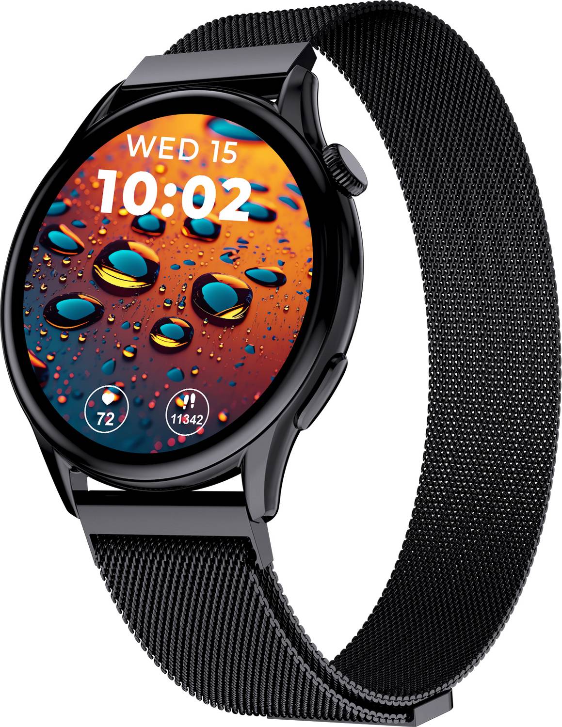 beatXP Evoke 1.43'' Super Retina AMOLED Display, BT Calling, Premium Metal Body & IP68 Smartwatch
